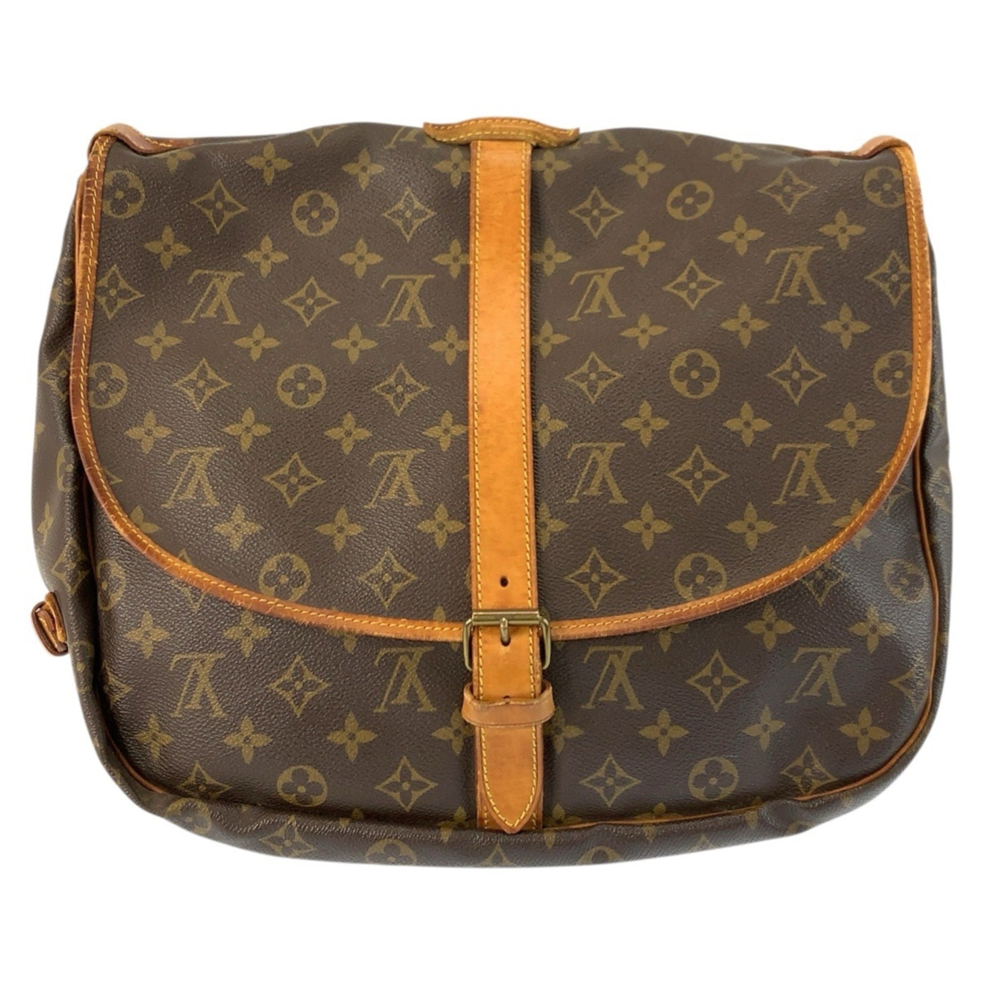 Louis Vuitton Brown Monogram Monogram Messenger Bag Shoulder Bag (Pre-Owned)