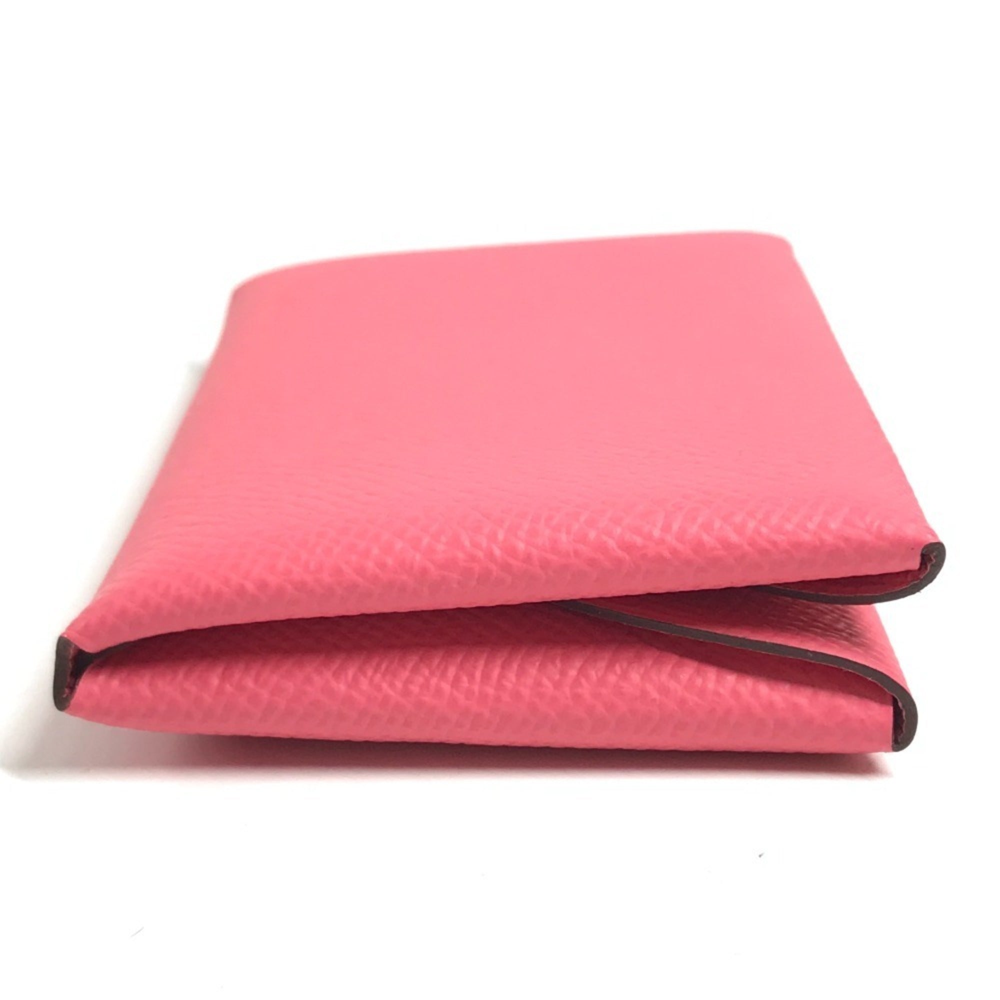 Hermes Pink Epsom Leather Coin Purse/Coin Case (Pre-Owned)