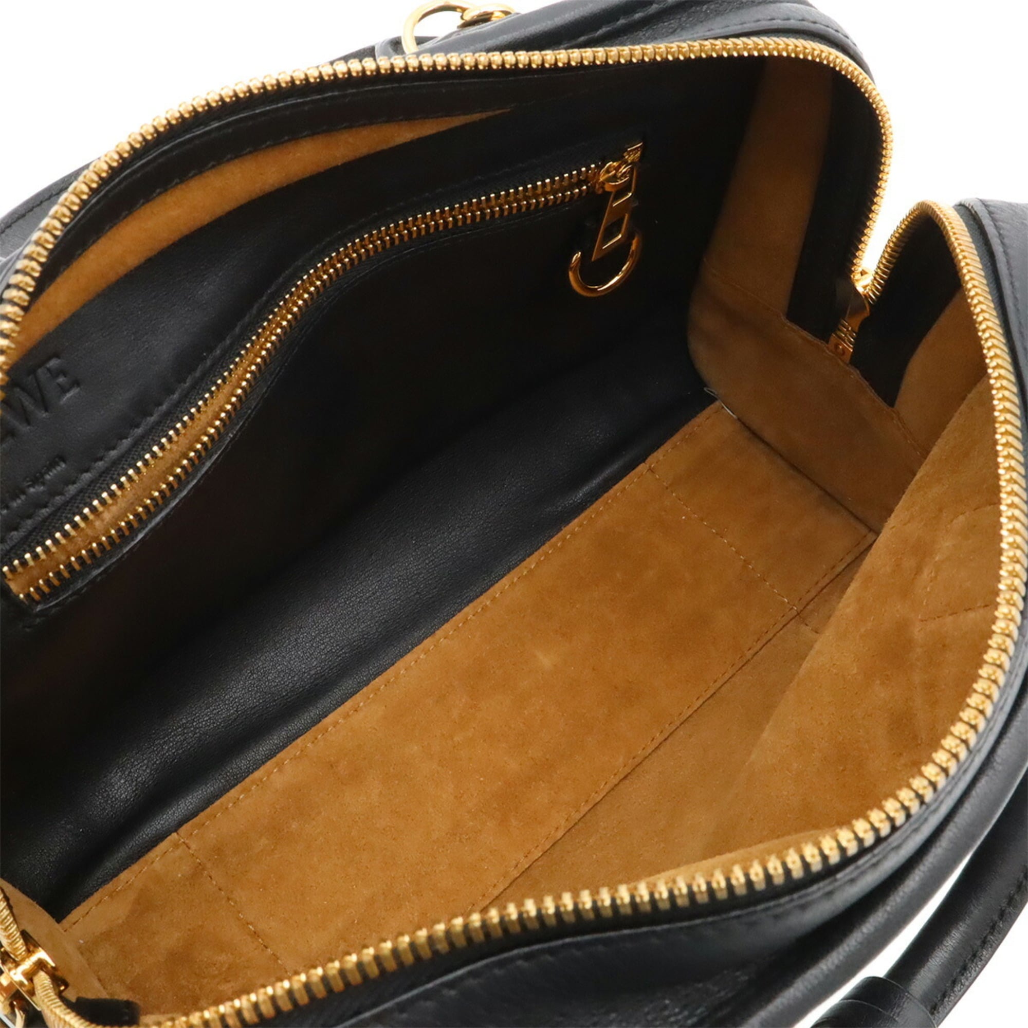 Loewe Black Leather Handbag Shoulder Bag (Pre-Owned)