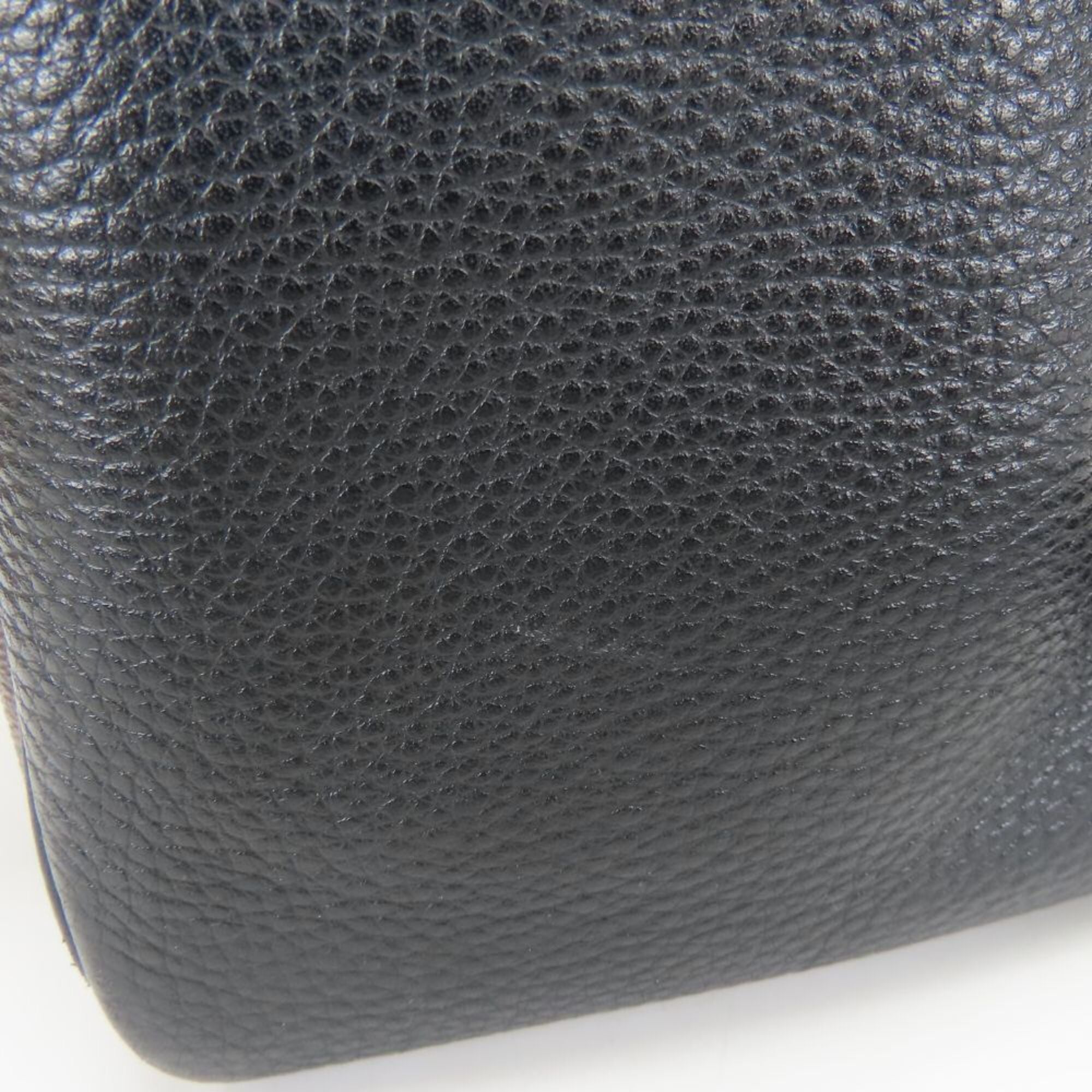 Coach Signature Black Dark Brown Pvc Leather Backpack (Pre-Owned)