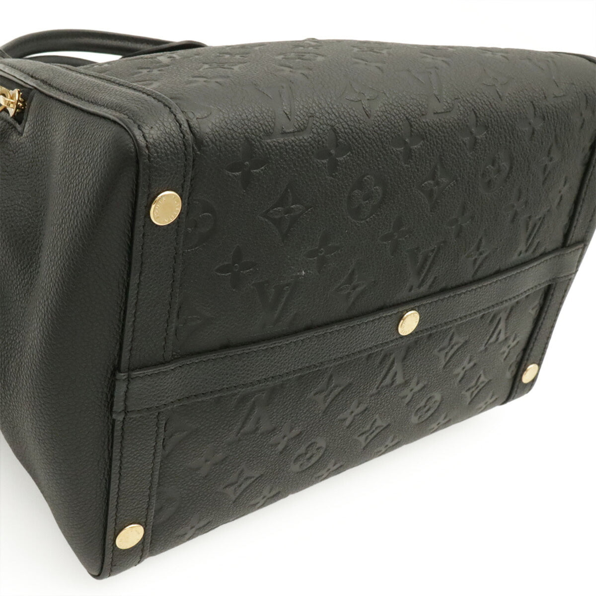 Louis Vuitton Noir Monogram Empreinte Leather Handbag Tote Bag (Pre-Owned)