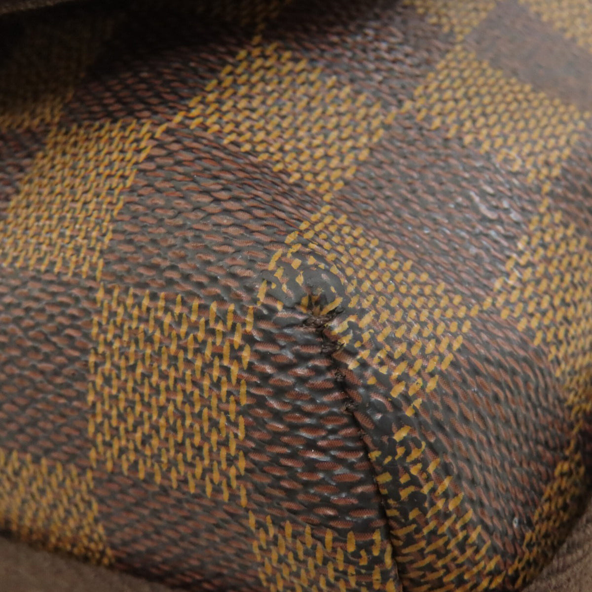 Louis Vuitton Brown Damier Canvas Ebene Damier Canvas Shoulder Bag (Pre-Owned)