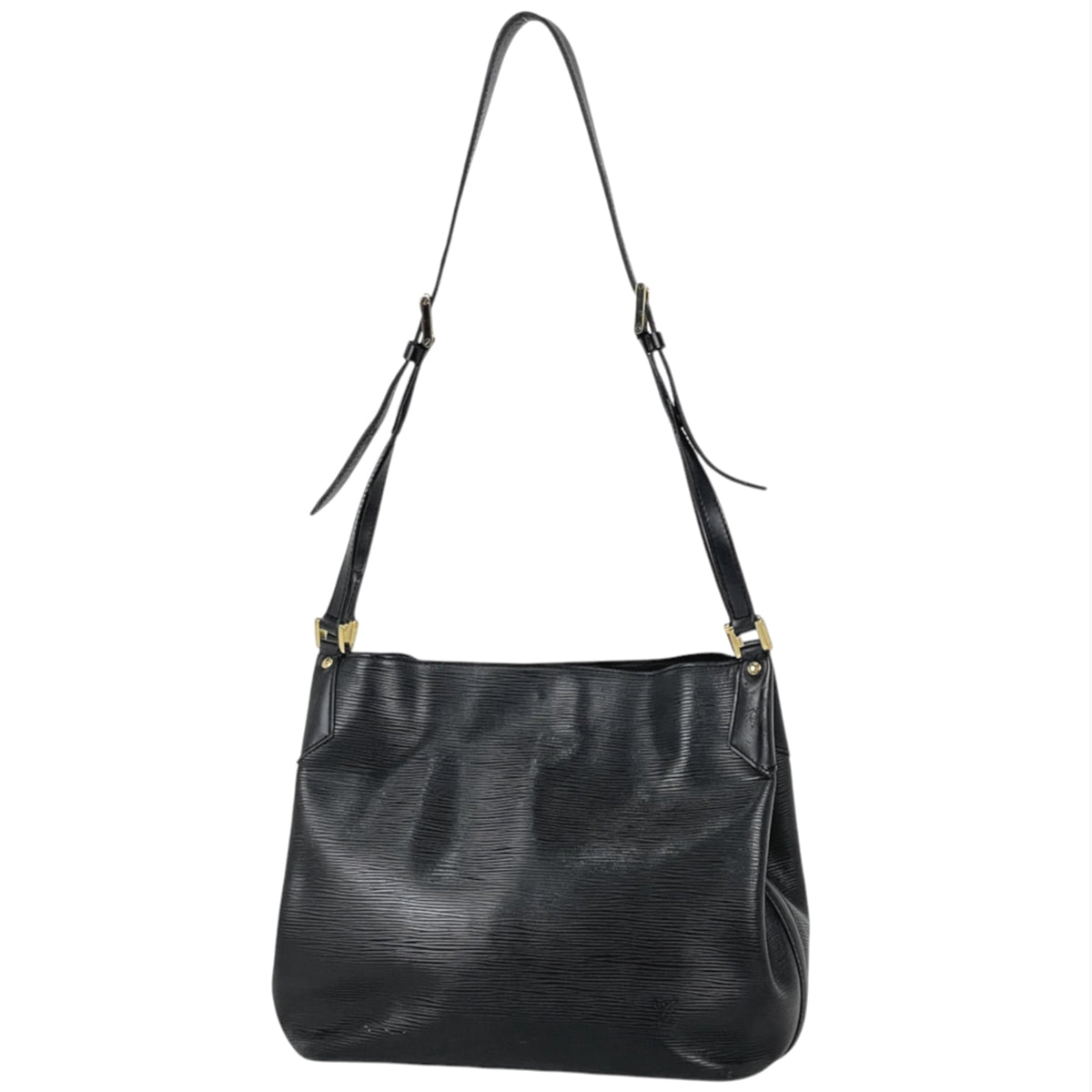 Louis Vuitton Black Noir Epi Leather Shoulder Bag (Pre-Owned)