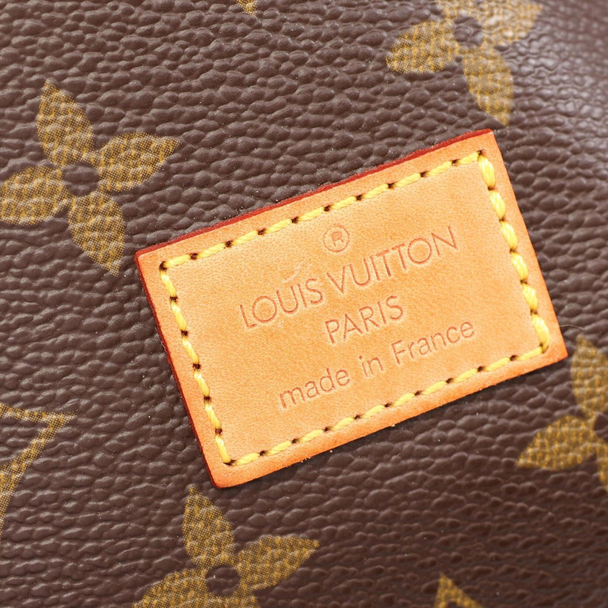Louis Vuitton Brown Pvc Coated Canvas Leather Handbag Shoulder Bag (Pre-Owned)