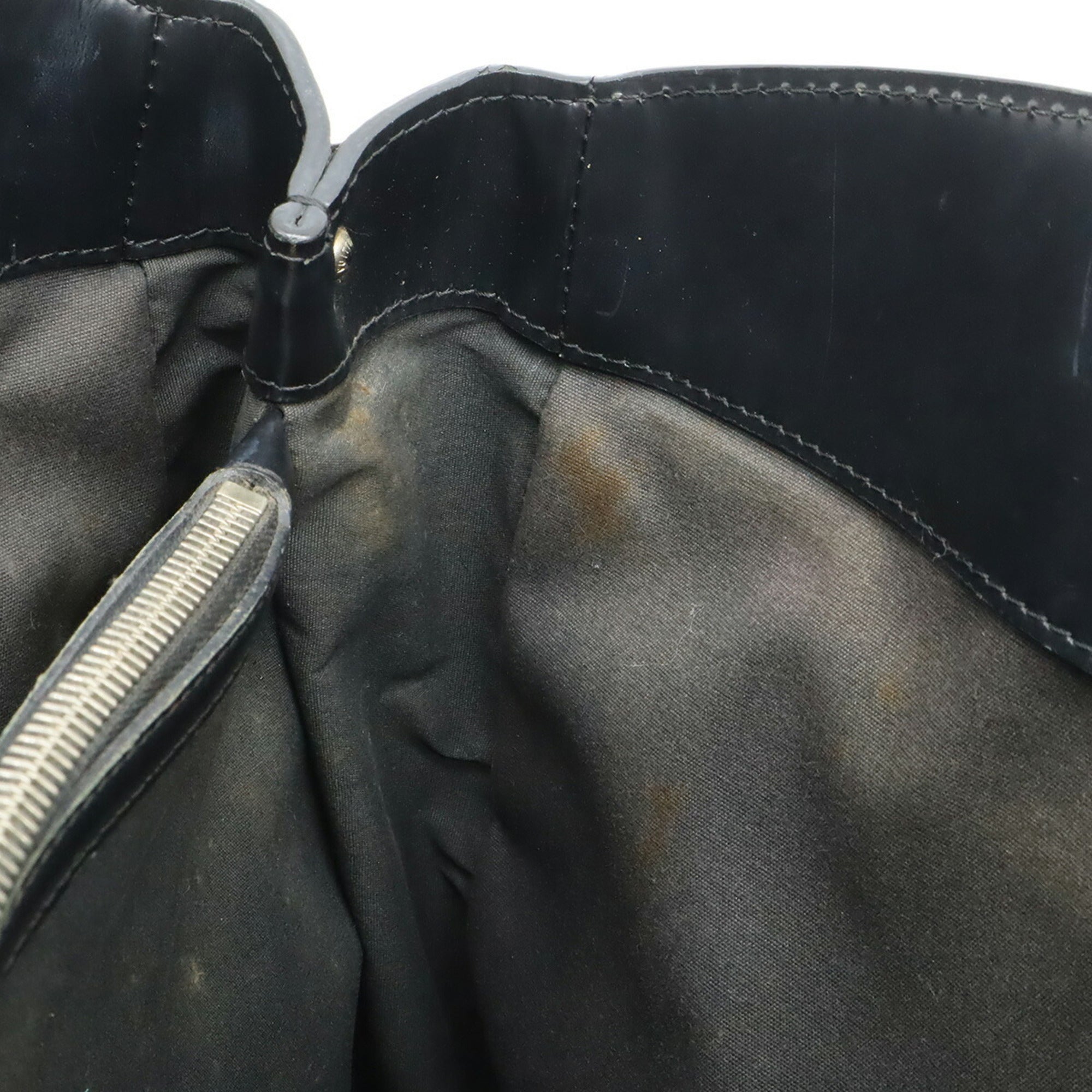 Louis Vuitton Noir Epi Leather Shoulder Bag Tote Bag (Pre-Owned)