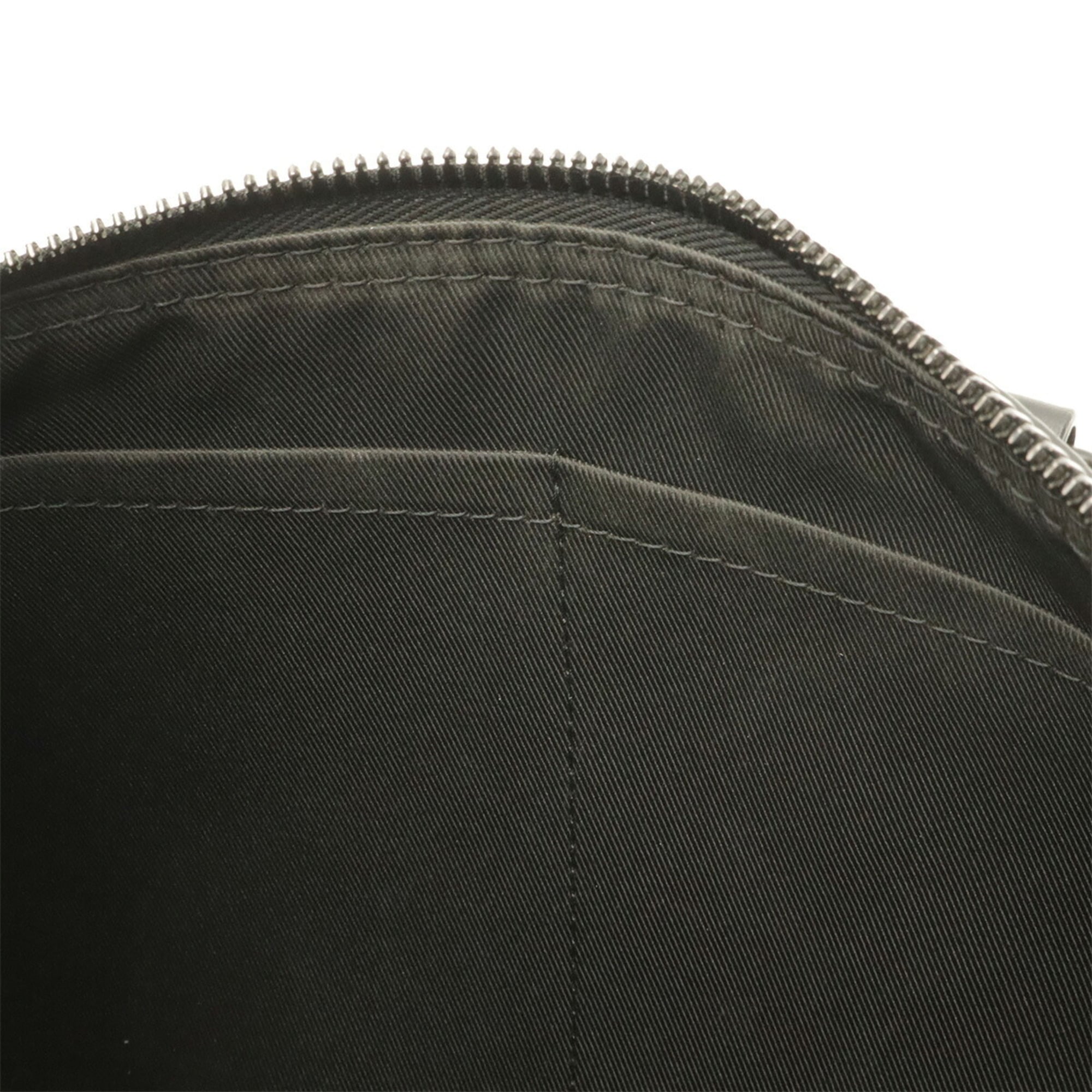 Louis Vuitton Noir Leather Boston Bag Handbag (Pre-Owned)