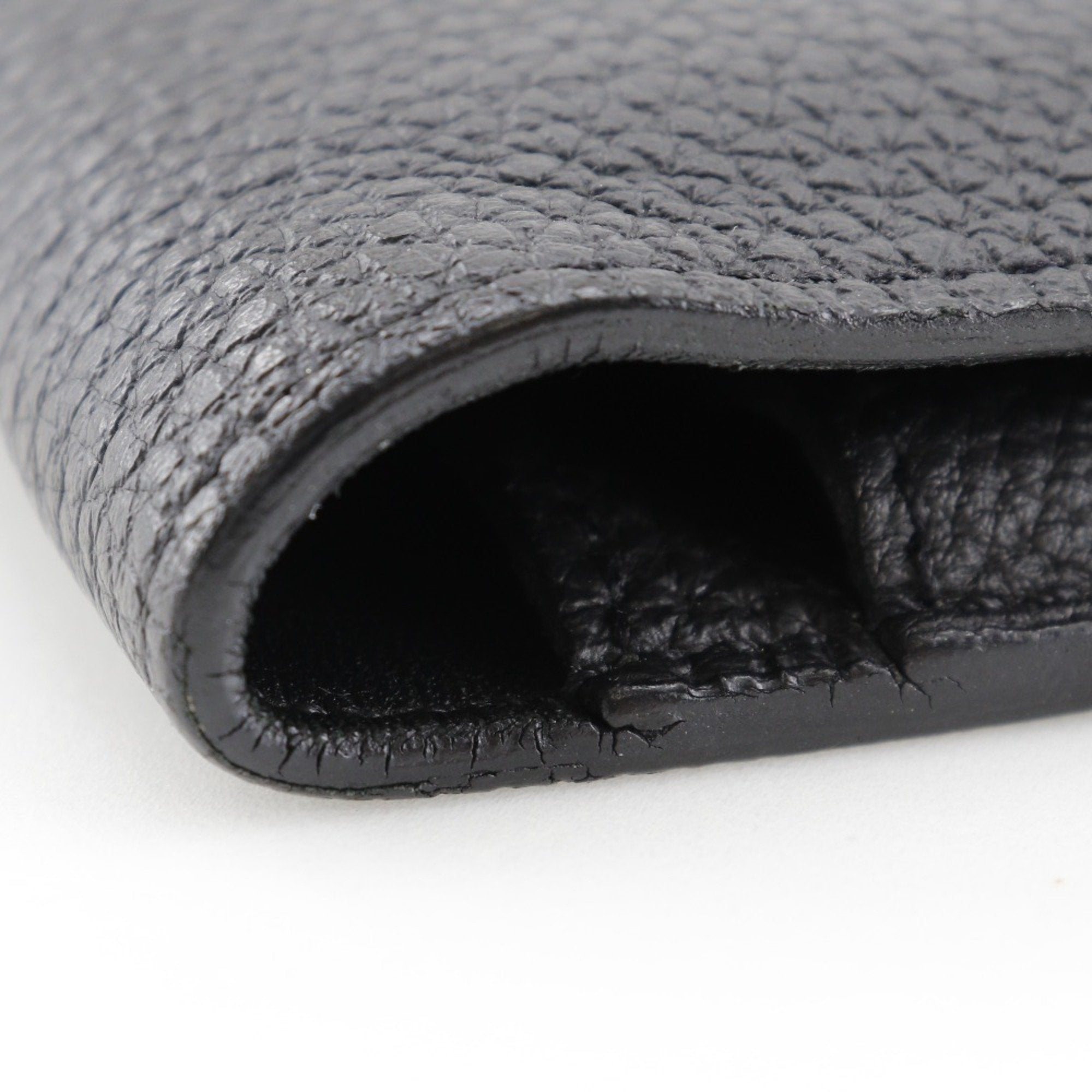 Hermes Black Togo Leather Wallet (Bi-Fold) (Pre-Owned)