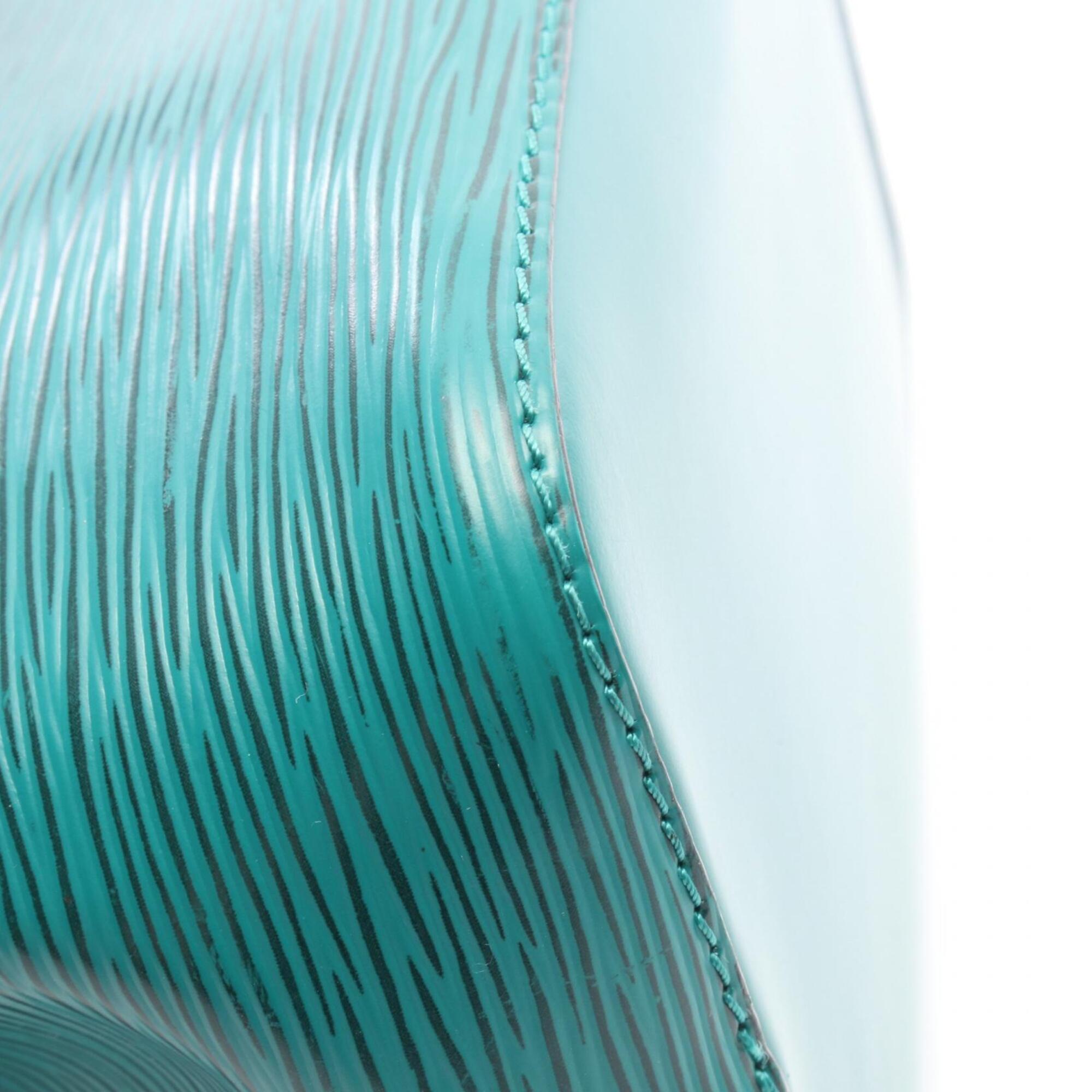 Louis Vuitton Green Indigo Navy Epi Leather Handbag (Pre-Owned)