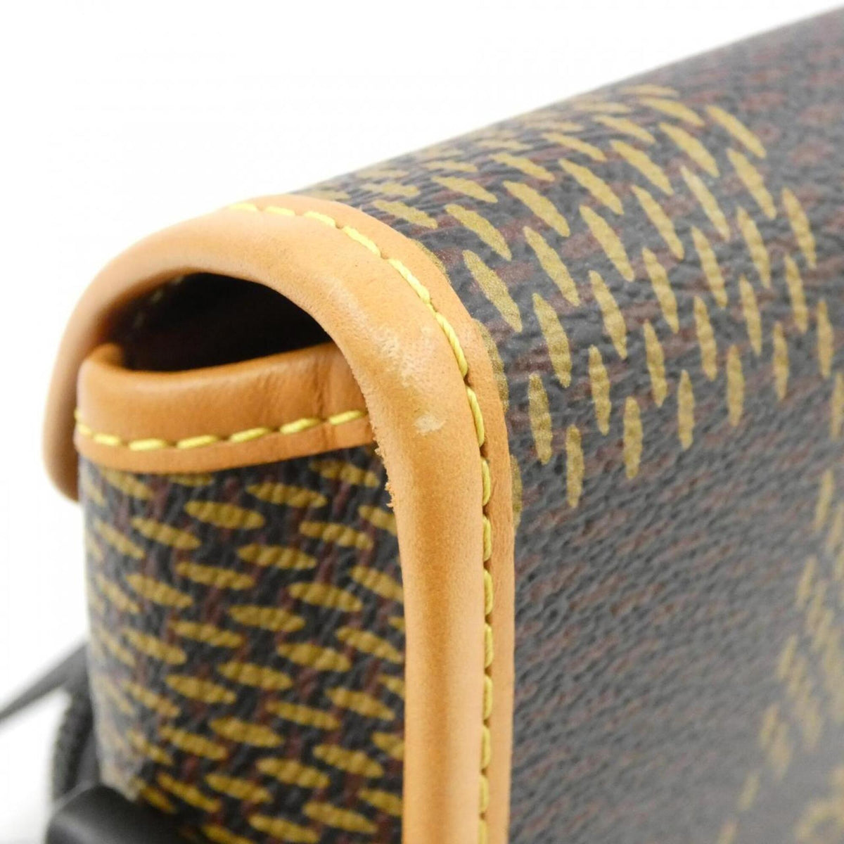 Louis Vuitton Ebene Coated Canvas Shoulder Bag (Pre-Owned)