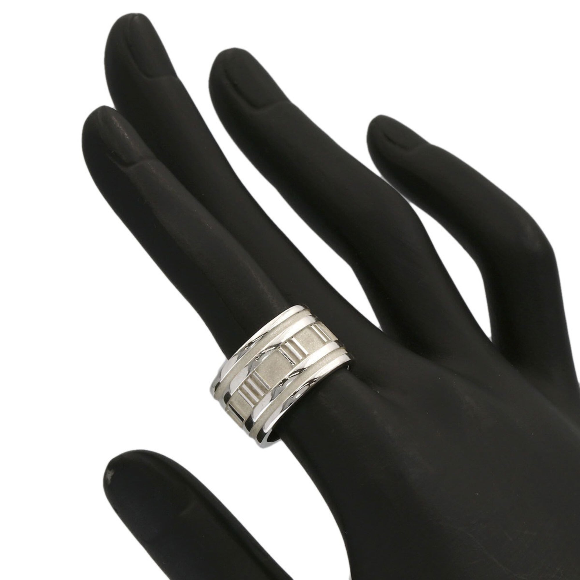 Tiffany Silver Silver Band Ring (Pre-Owned)