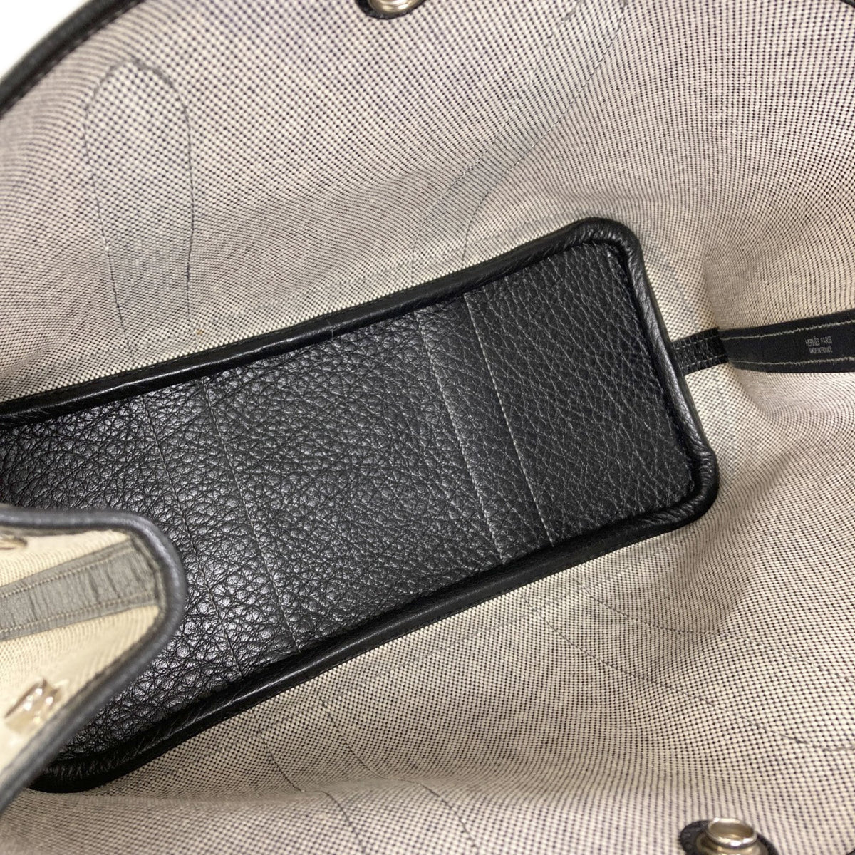 Hermes Gray Toile H Handbag (Pre-Owned)
