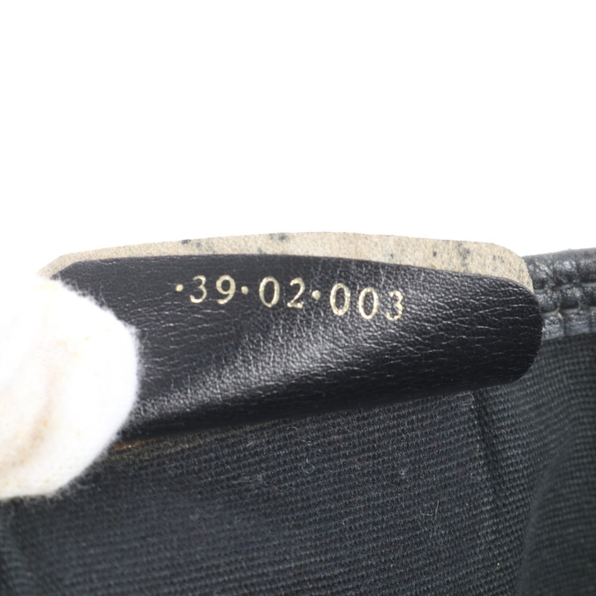 Gucci Gg Canvas Black Gg Canvas Leather Shoulder Bag Tote Bag (Pre-Owned)