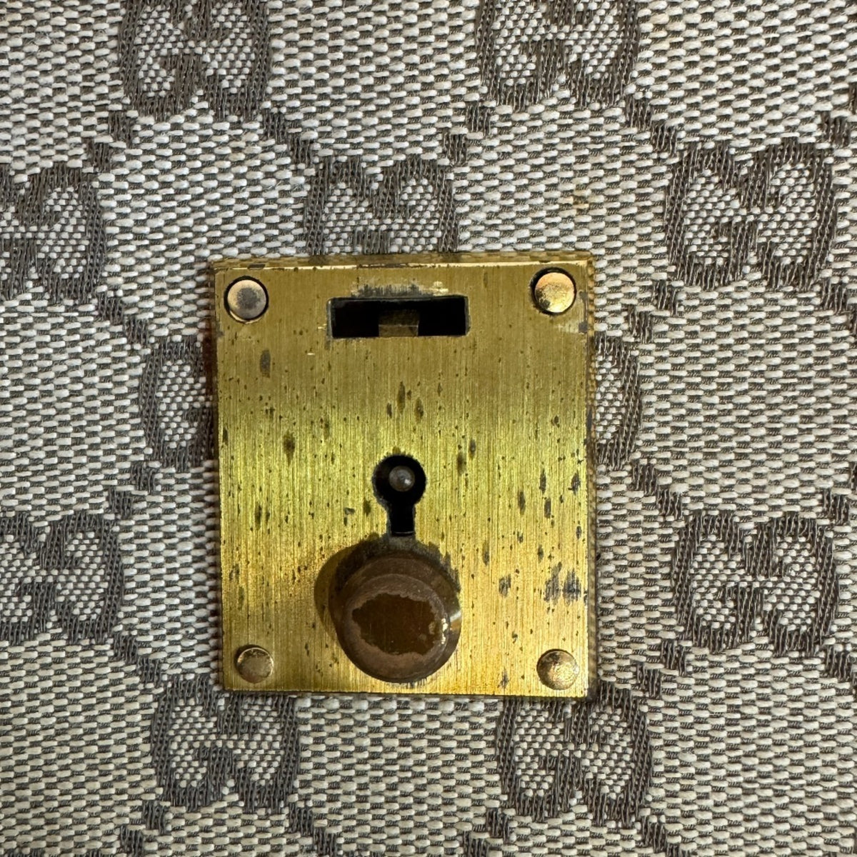 Gucci Beige Brown Canvas Leather Clutch Bag Pouch (Pre-Owned)