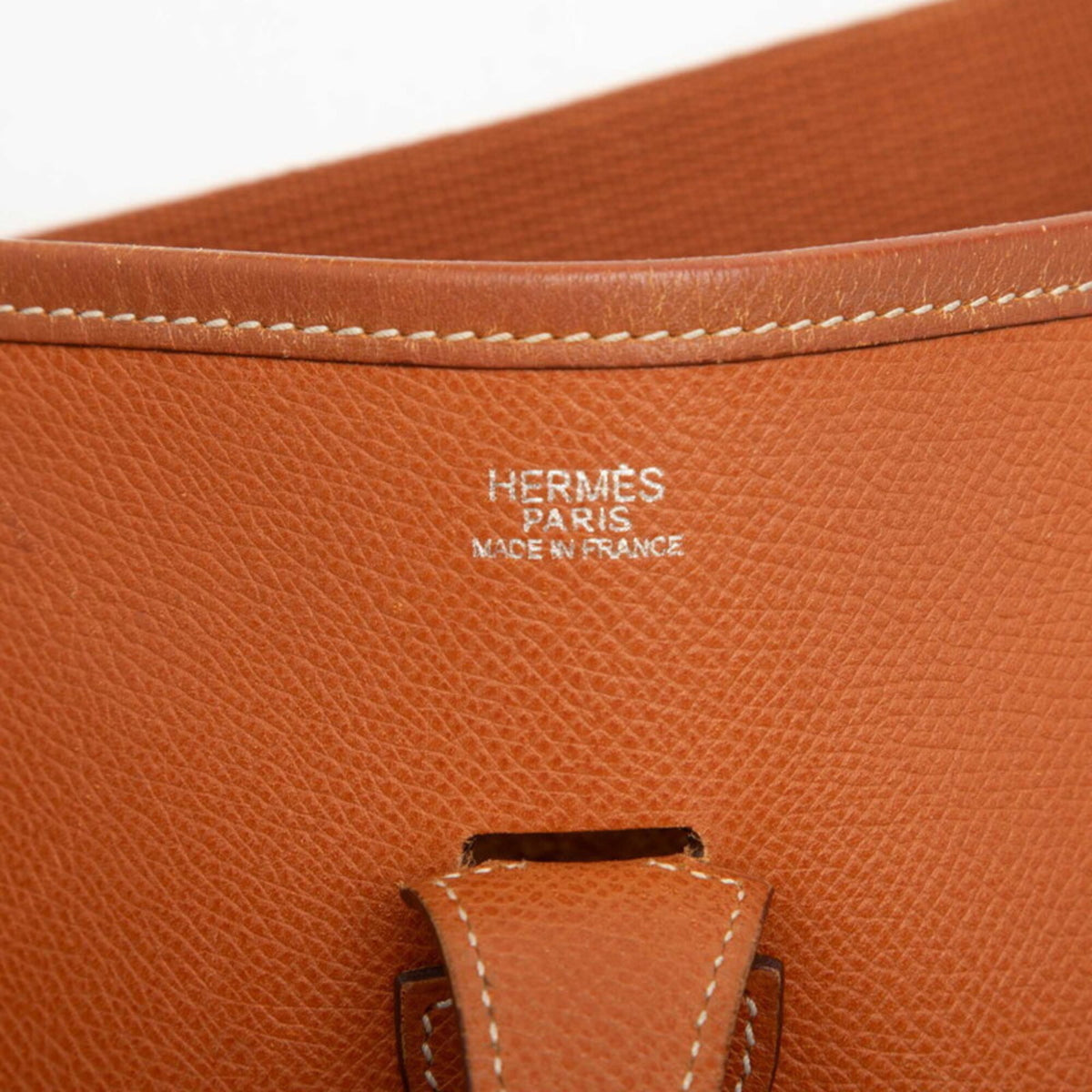 Hermes Brown Taurillon Clemence Leather Shoulder Bag (Pre-Owned)