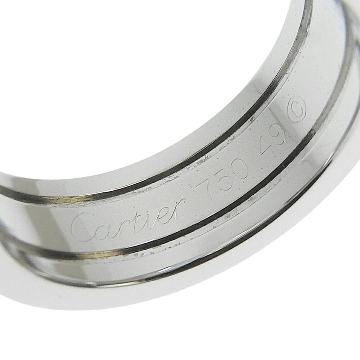 Cartier White Gold White Gold (18K) Band Ring (Pre-Owned)
