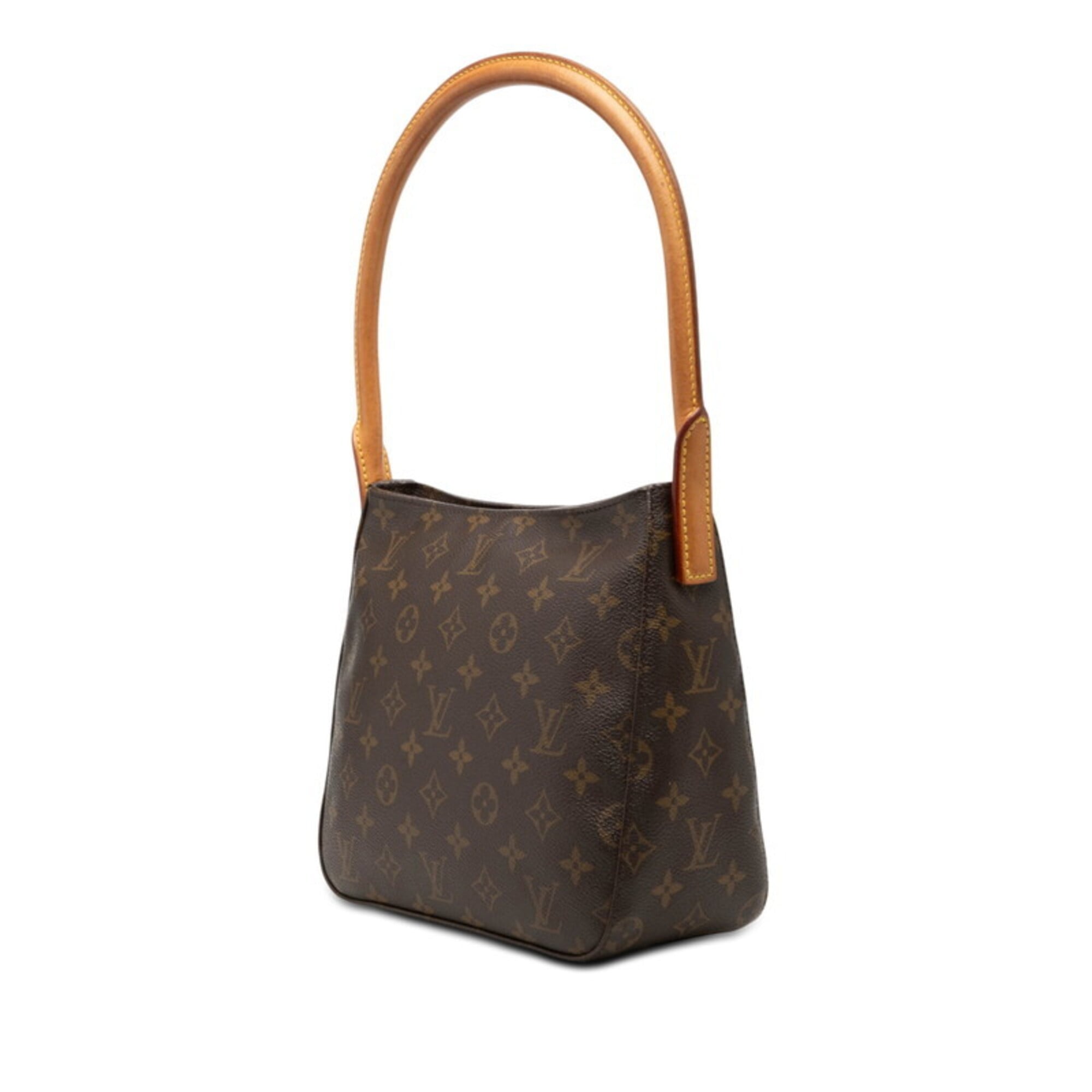 Louis Vuitton Monogram Brown Pvc Leather Handbag Shoulder Bag (Pre-Owned)