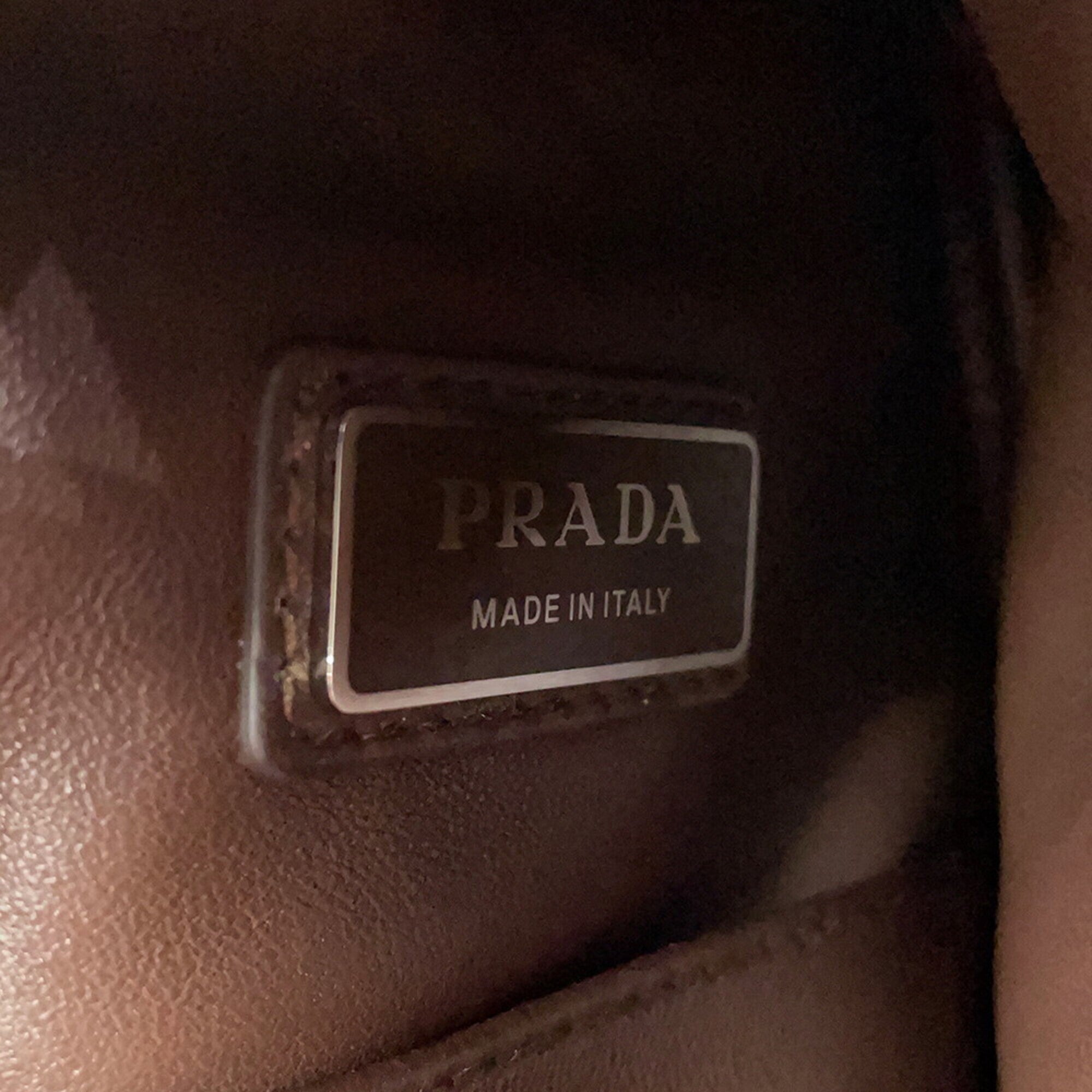 Prada Brown Suede Sling Bag (Pre-Owned)