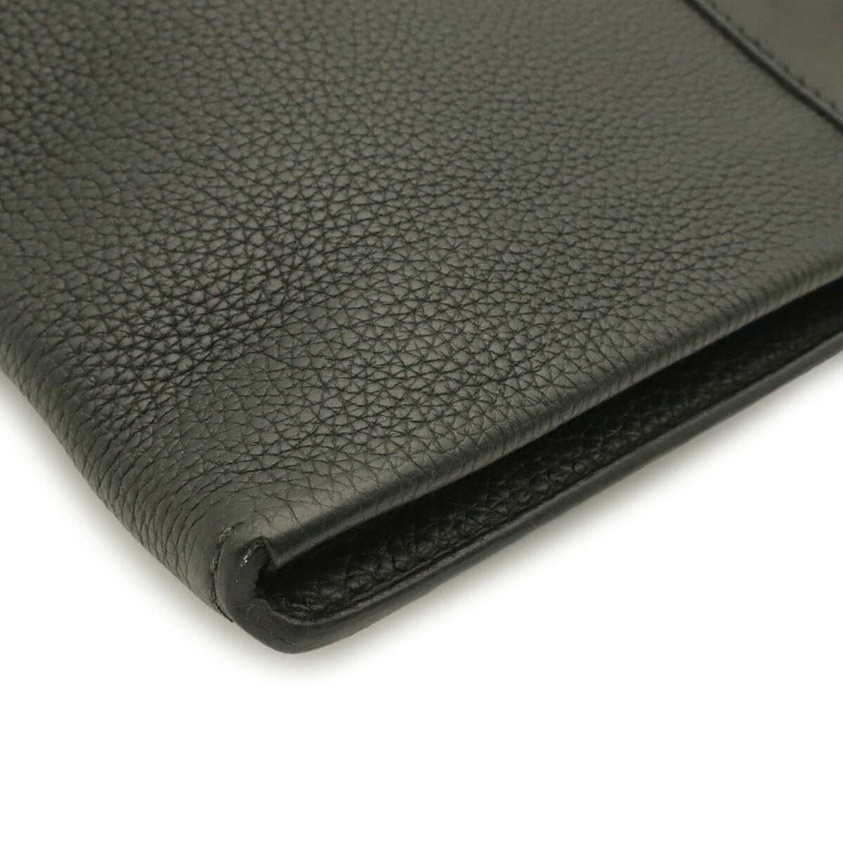 Hermes Black Togo Leather Clutch Bag Handbag (Pre-Owned)