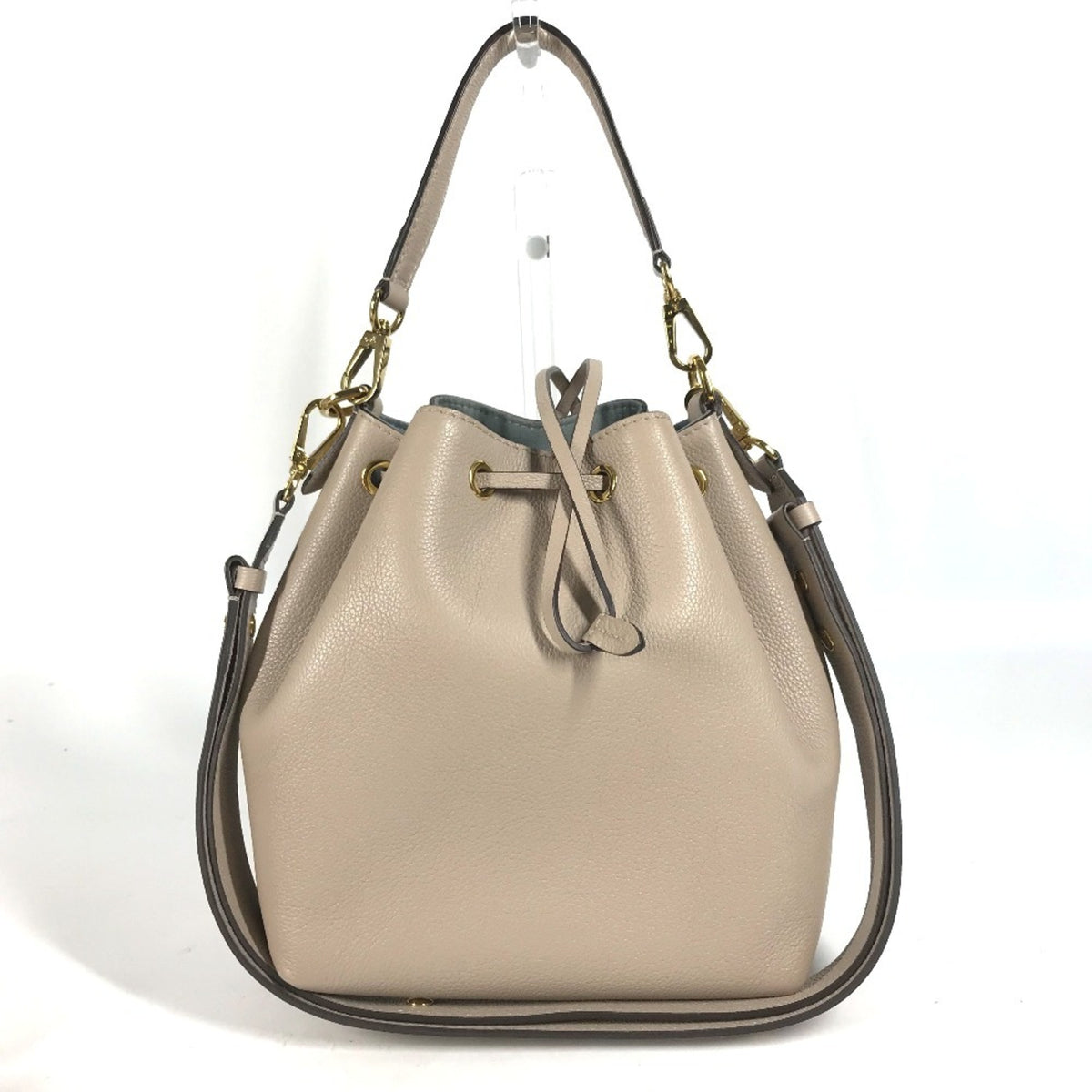 Louis Vuitton Beige Sand Leather Handbag Shoulder Bag (Pre-Owned)