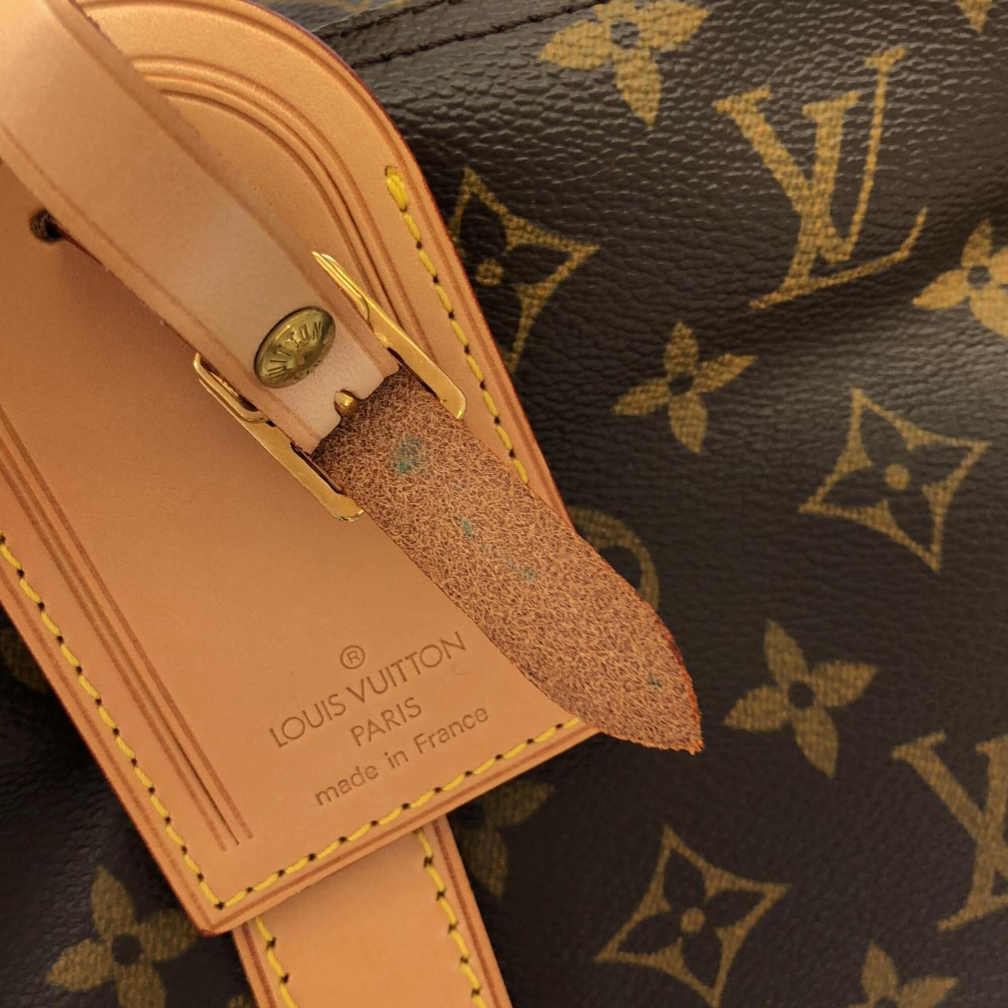 Louis Vuitton Monogram Marron Coated Canvas Boston Bag (Pre-Owned)