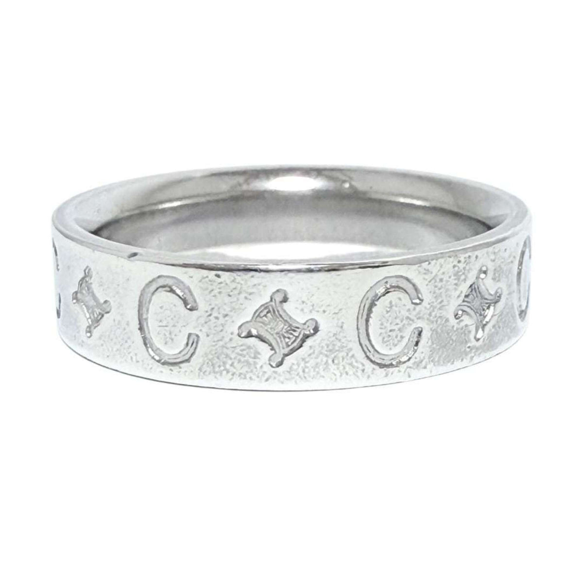 Celine Silver Silver 925 Band Ring (Pre-Owned)
