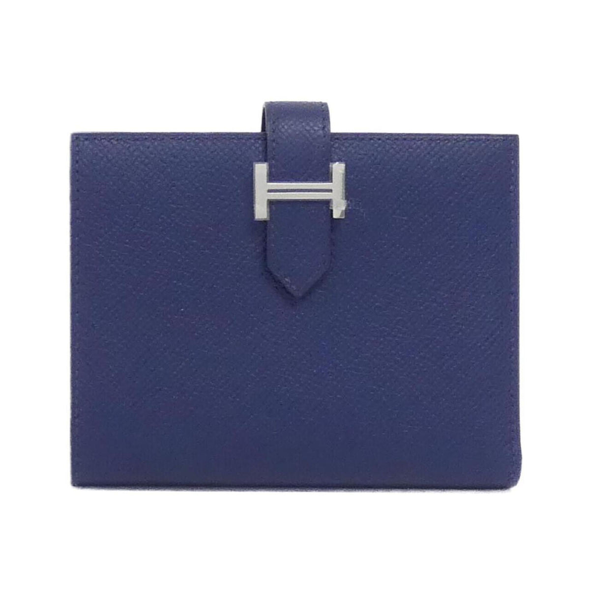Hermes Blue Navy Epsom Leather Wallet (Bi-Fold) (Pre-Owned)