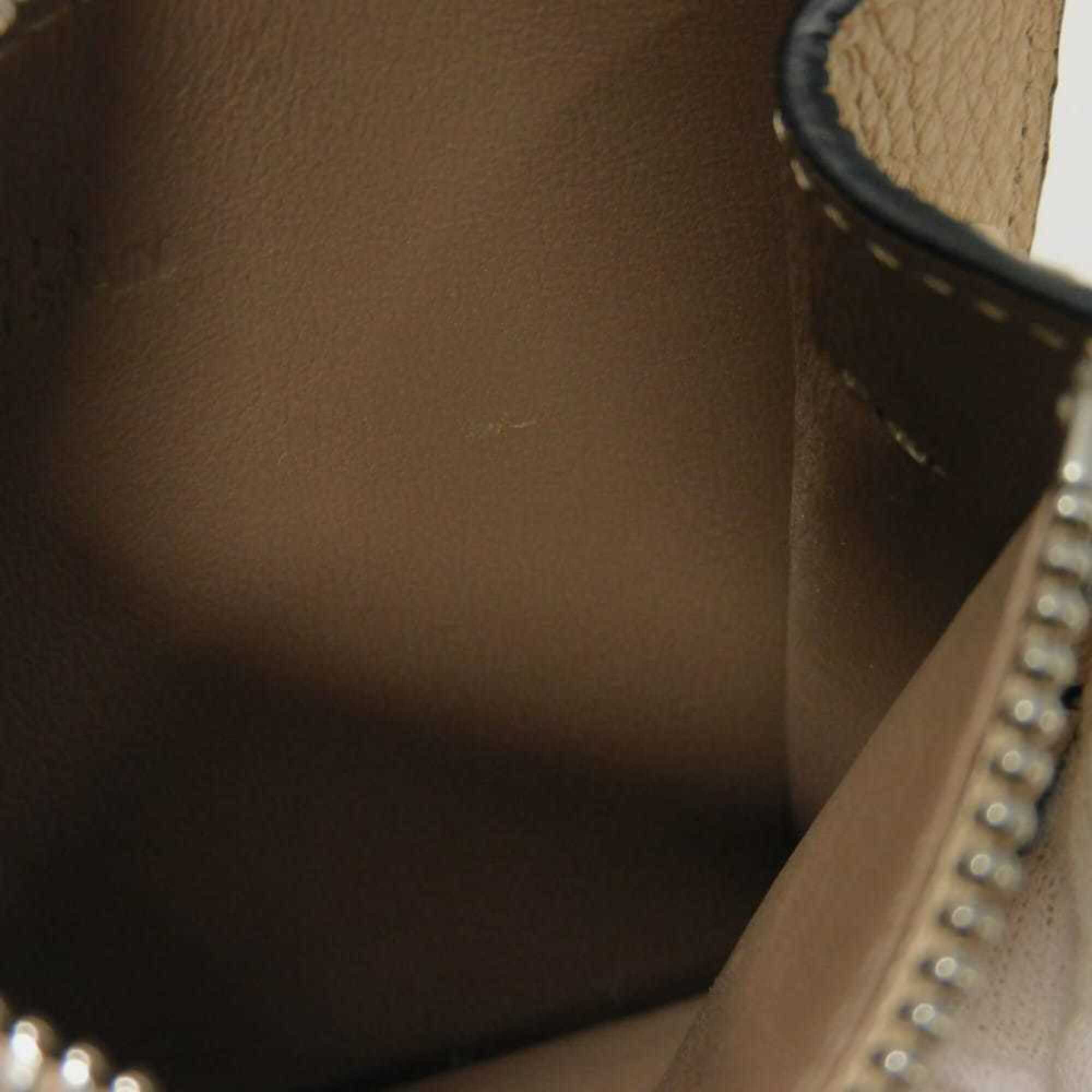Loewe Nude Beige Leather Coin Purse/Coin Case (Pre-Owned)