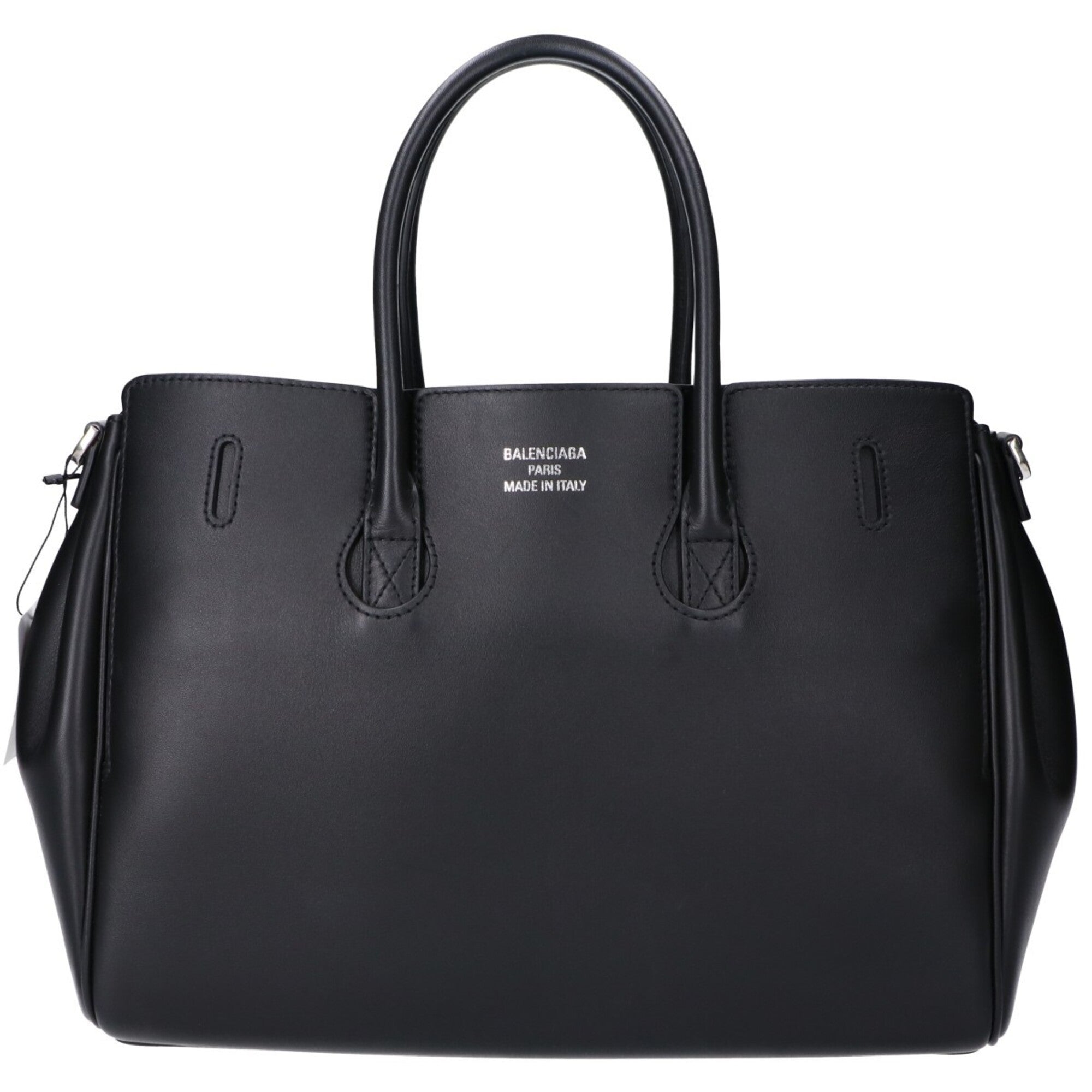 Balenciaga Black Leather Shoulder Bag (Pre-Owned)
