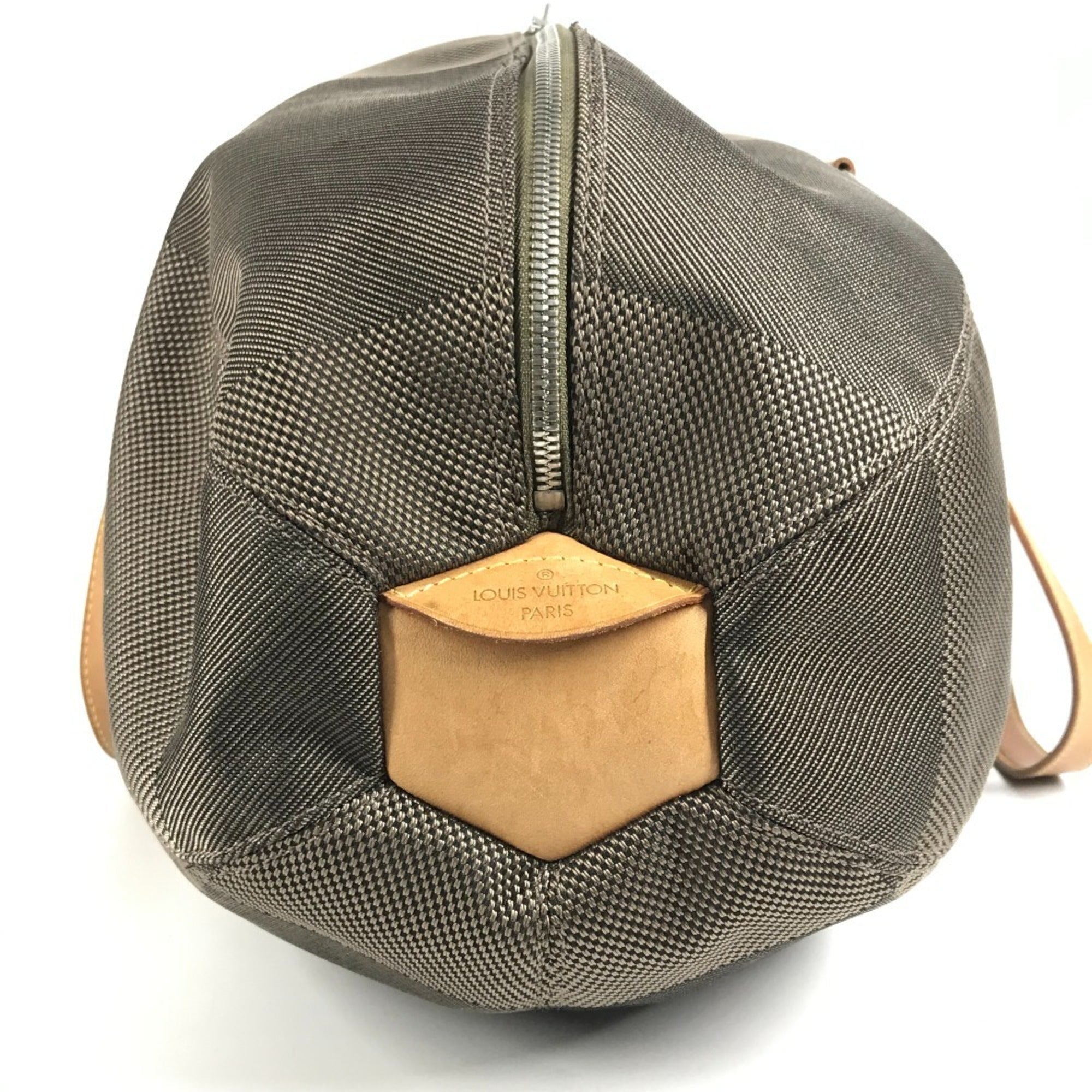 Louis Vuitton Khaki Damier Geant Boston Bag Shoulder Bag (Pre-Owned)