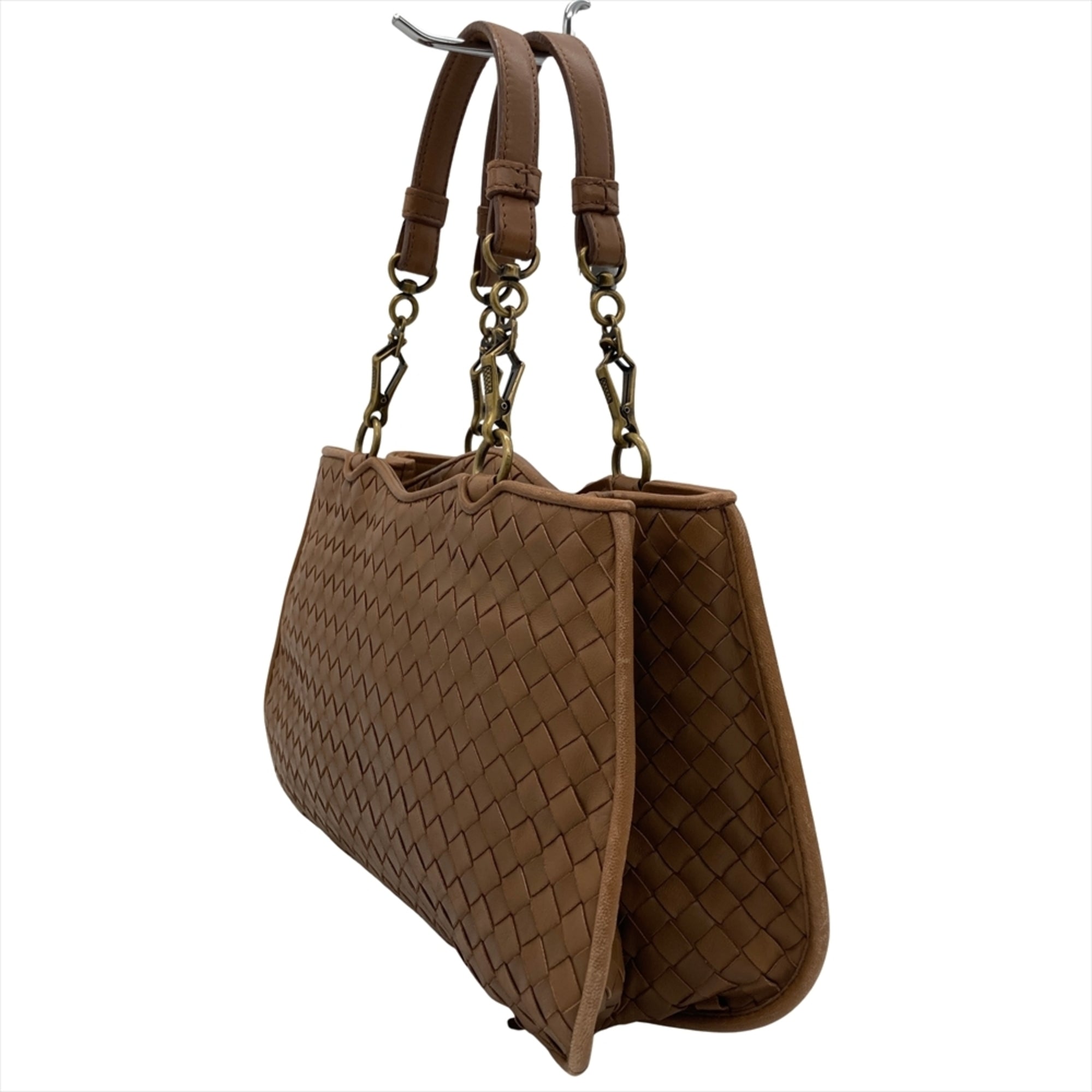 Bottega Veneta Brown Leather Handbag (Pre-Owned)