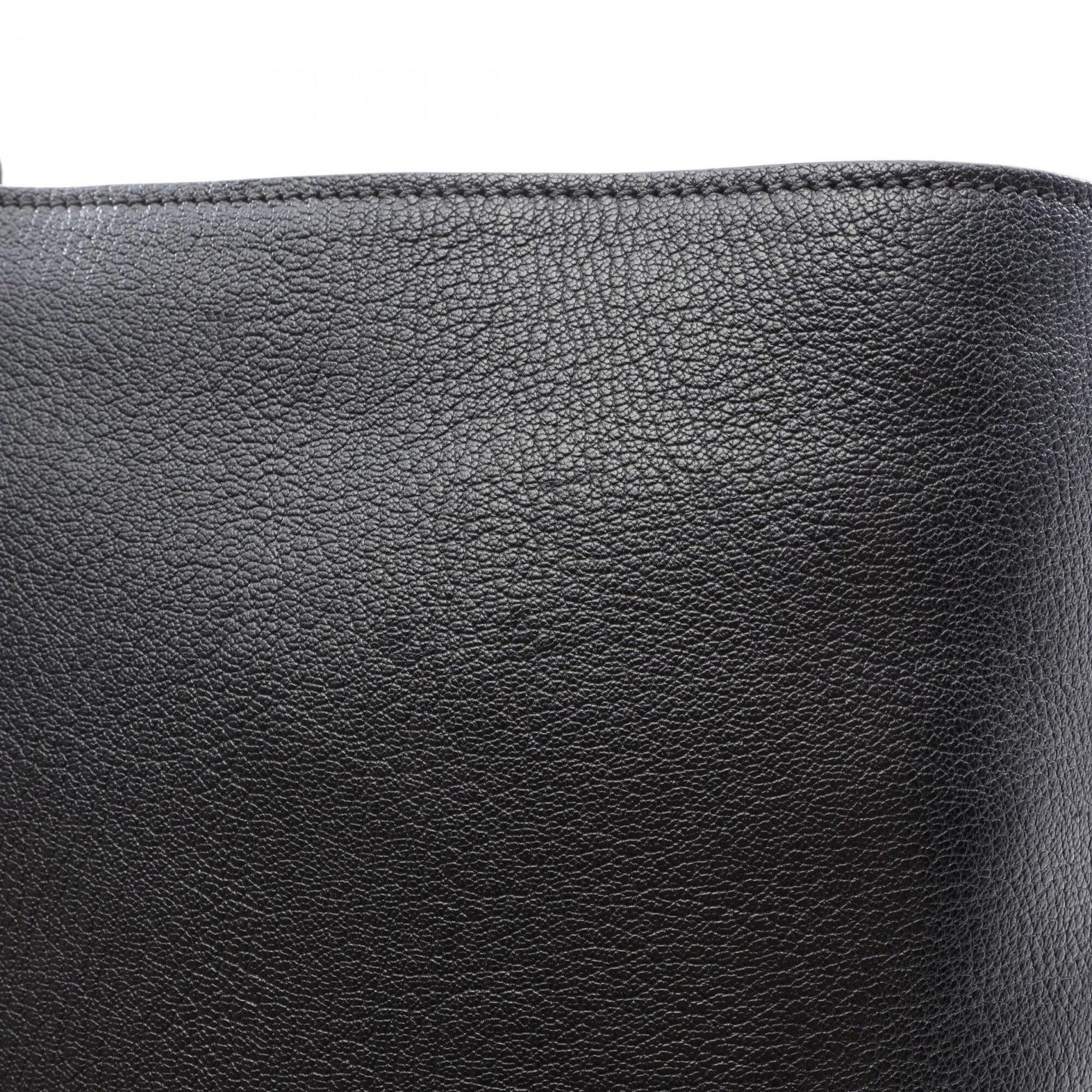 Miu Miu Black Leather Handbag Shoulder Bag (Pre-Owned)