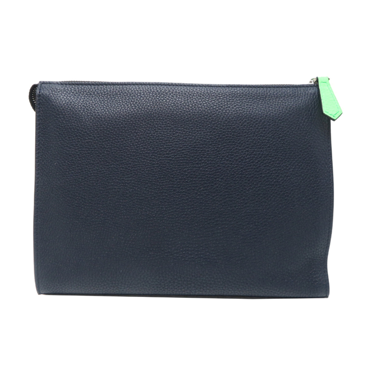 Fendi Navy Leather Clutch Bag (Pre-Owned)