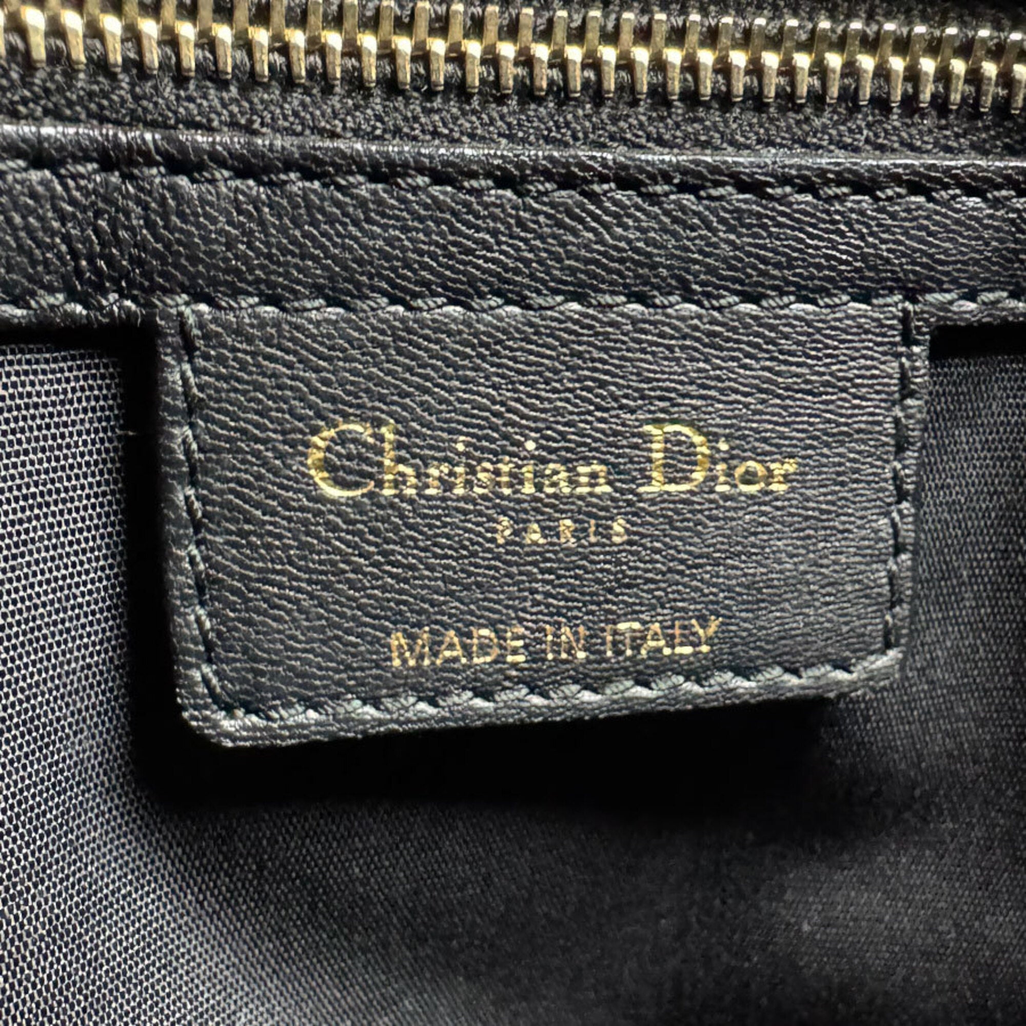 Christian Dior Black Patent Leather Leather Handbag (Pre-Owned)