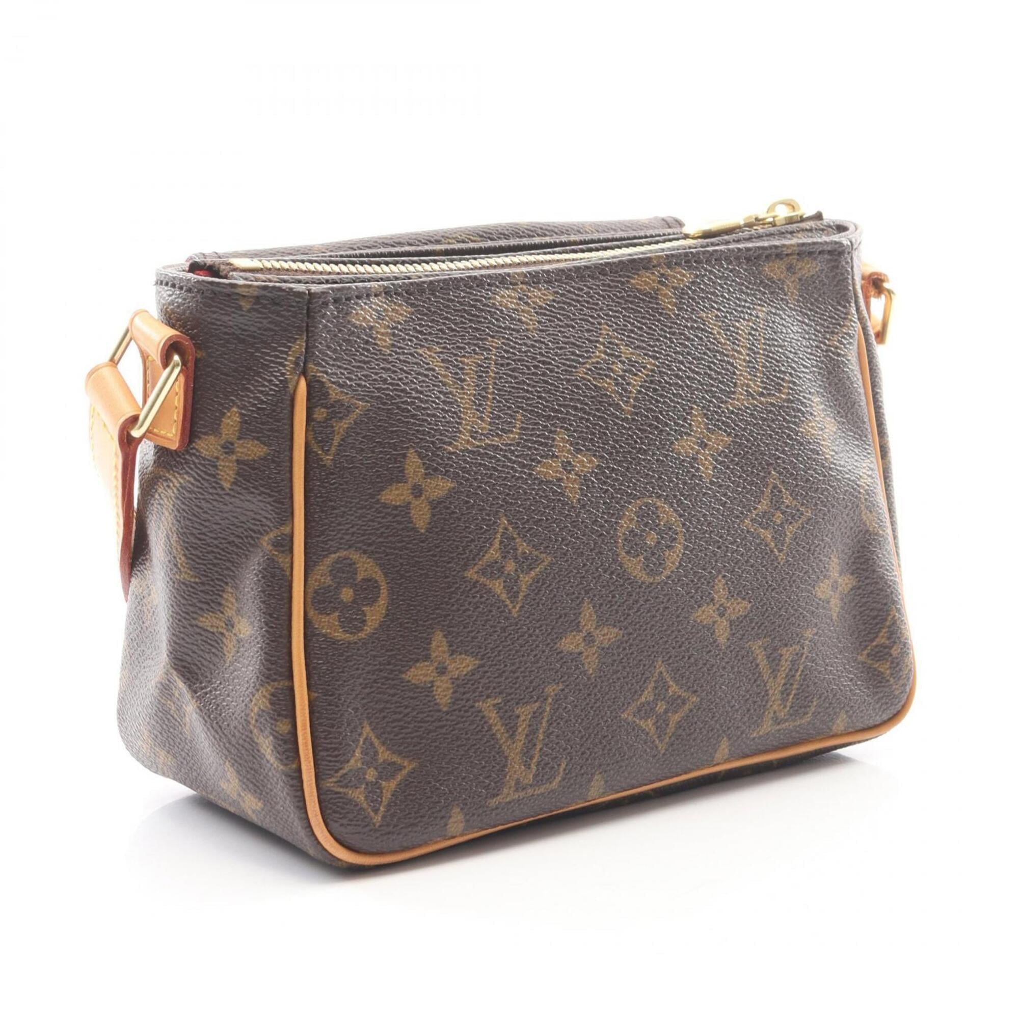 Louis Vuitton Brown Monogram Monogram Leather Handbag Shoulder Bag (Pre-Owned)