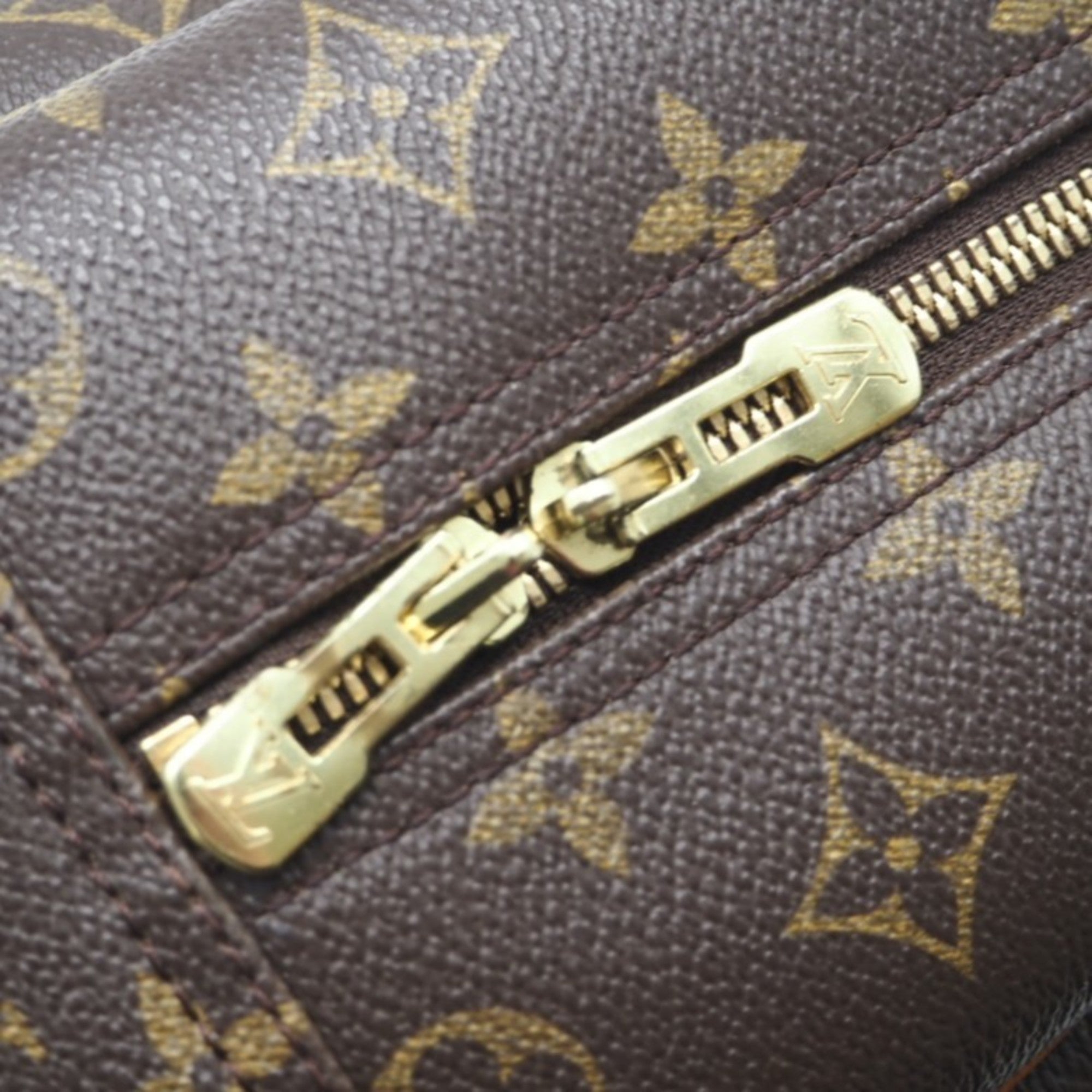 Louis Vuitton Brown Coated Canvas Leather Handbag (Pre-Owned)