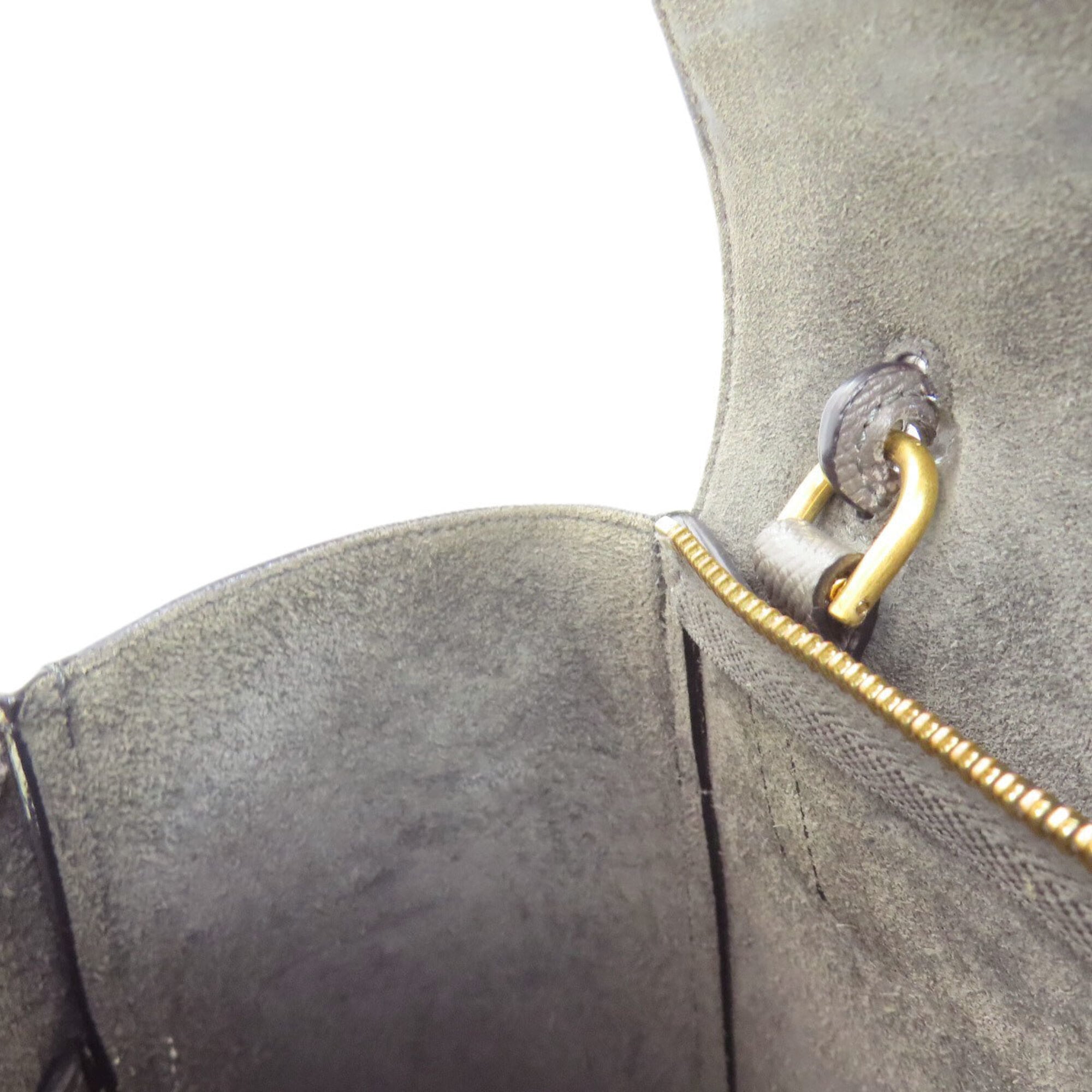 Celine Gray Leather Handbag (Pre-Owned)
