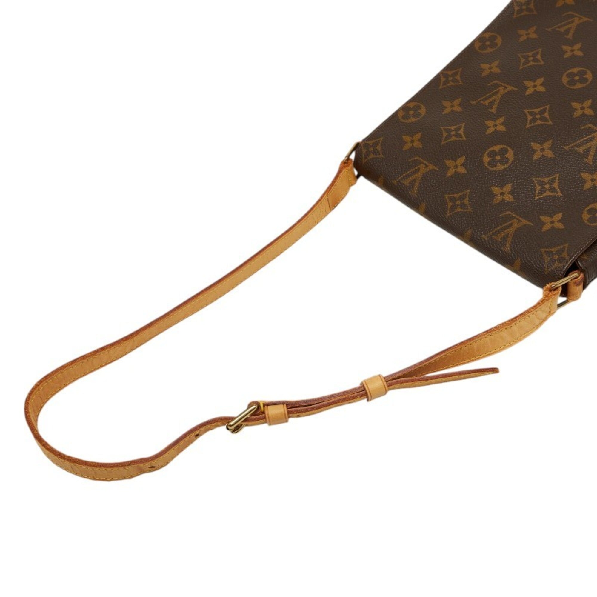 Louis Vuitton Brown Pvc Leather Shoulder Bag (Pre-Owned)