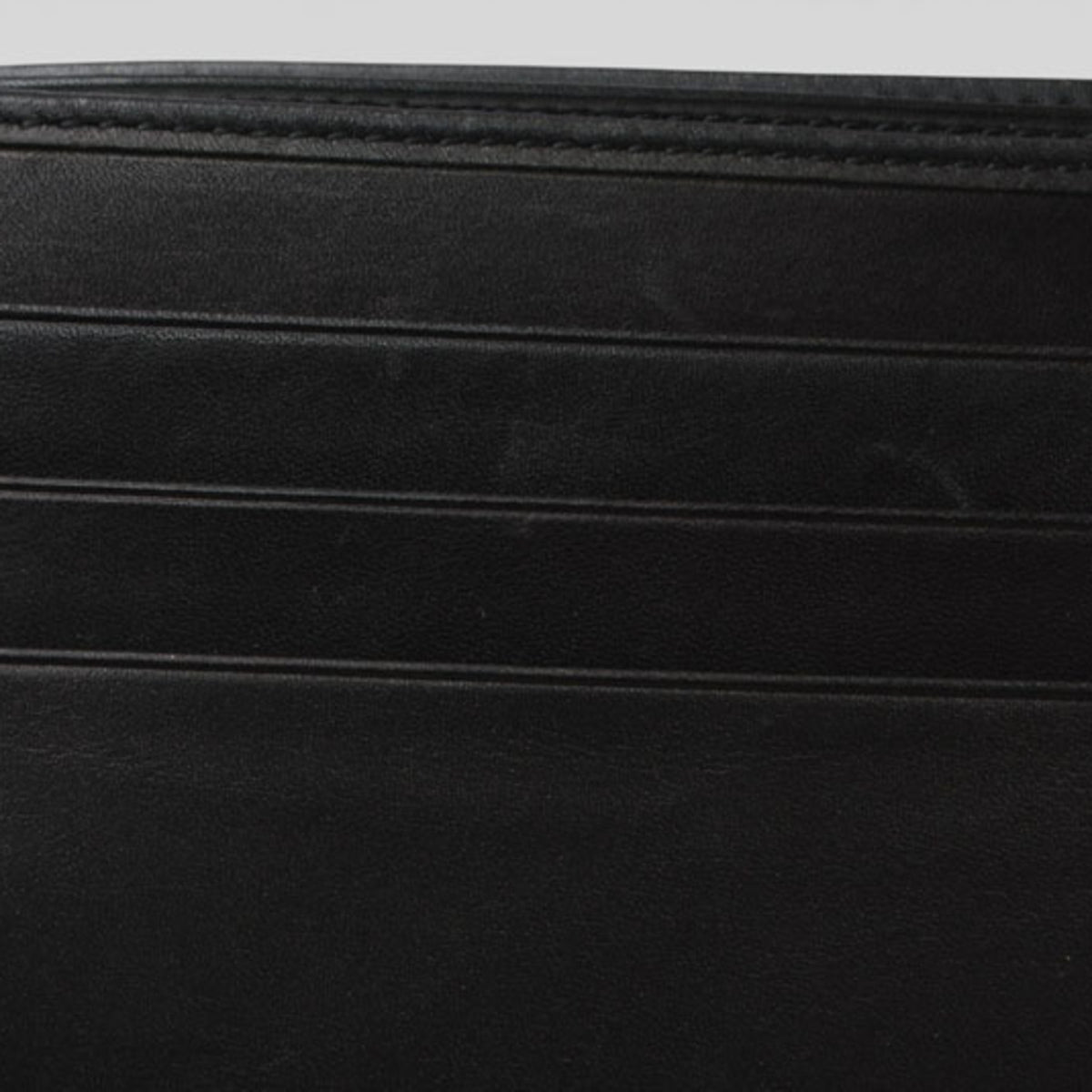 Salvatore Ferragamo Black Canvas Wallet (Bi-Fold) (Pre-Owned)