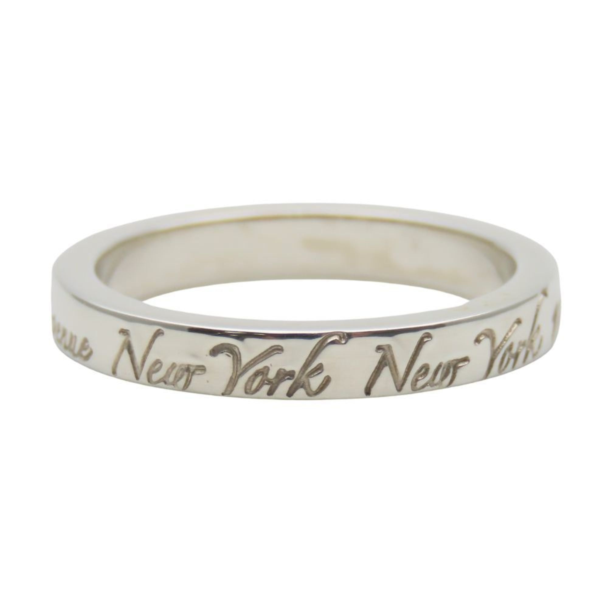 Tiffany Silver Silver 925 Band Ring (Pre-Owned)
