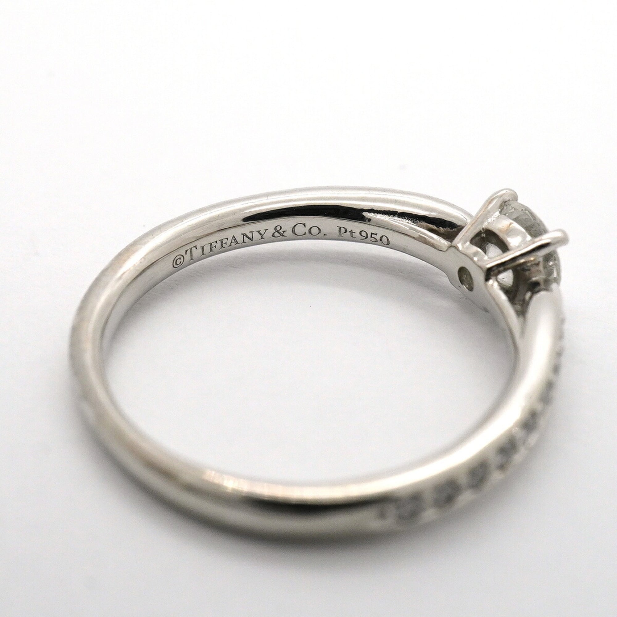 Tiffany Platinum 950 Band Ring (Pre-Owned)