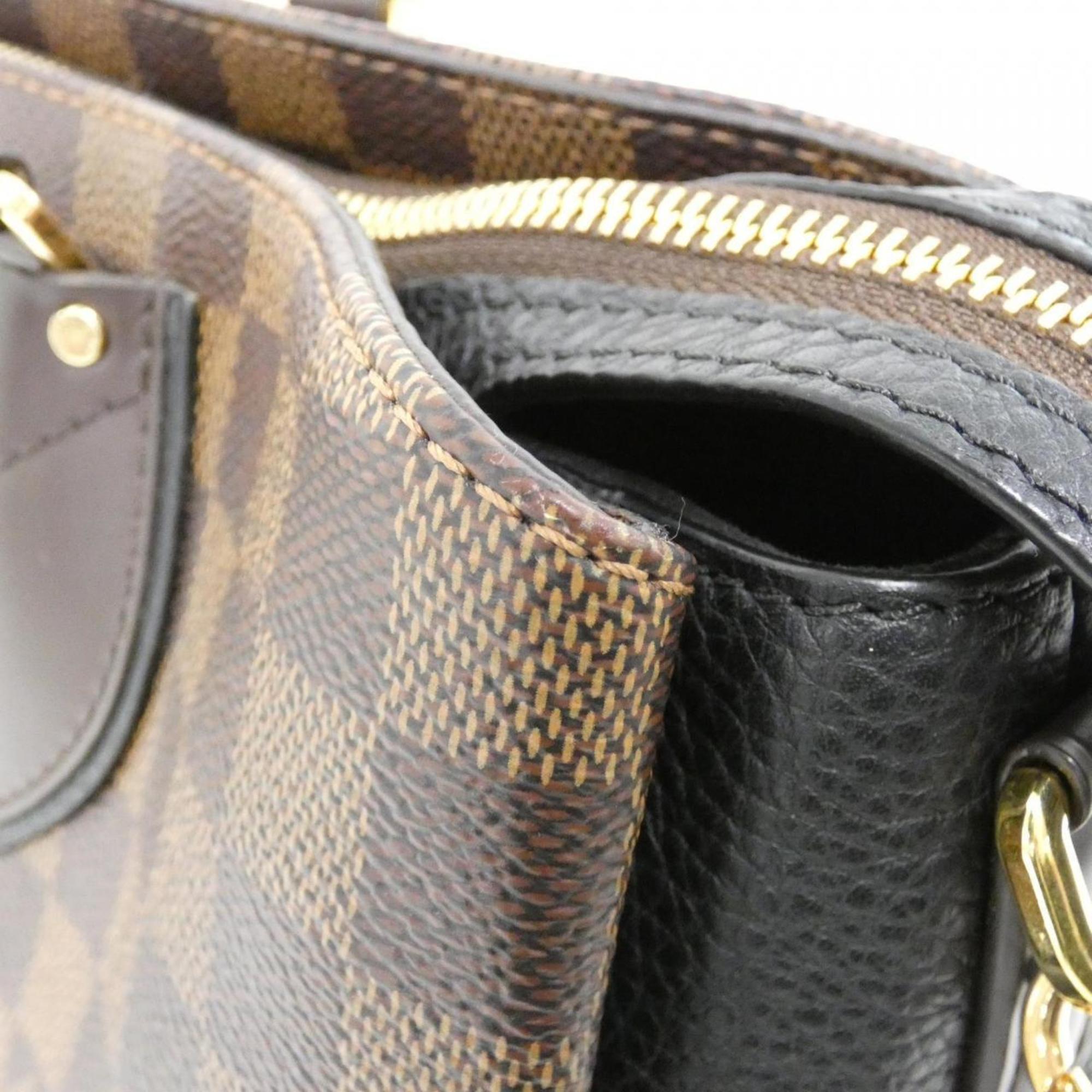 Louis Vuitton Brown Coated Canvas Handbag (Pre-Owned)