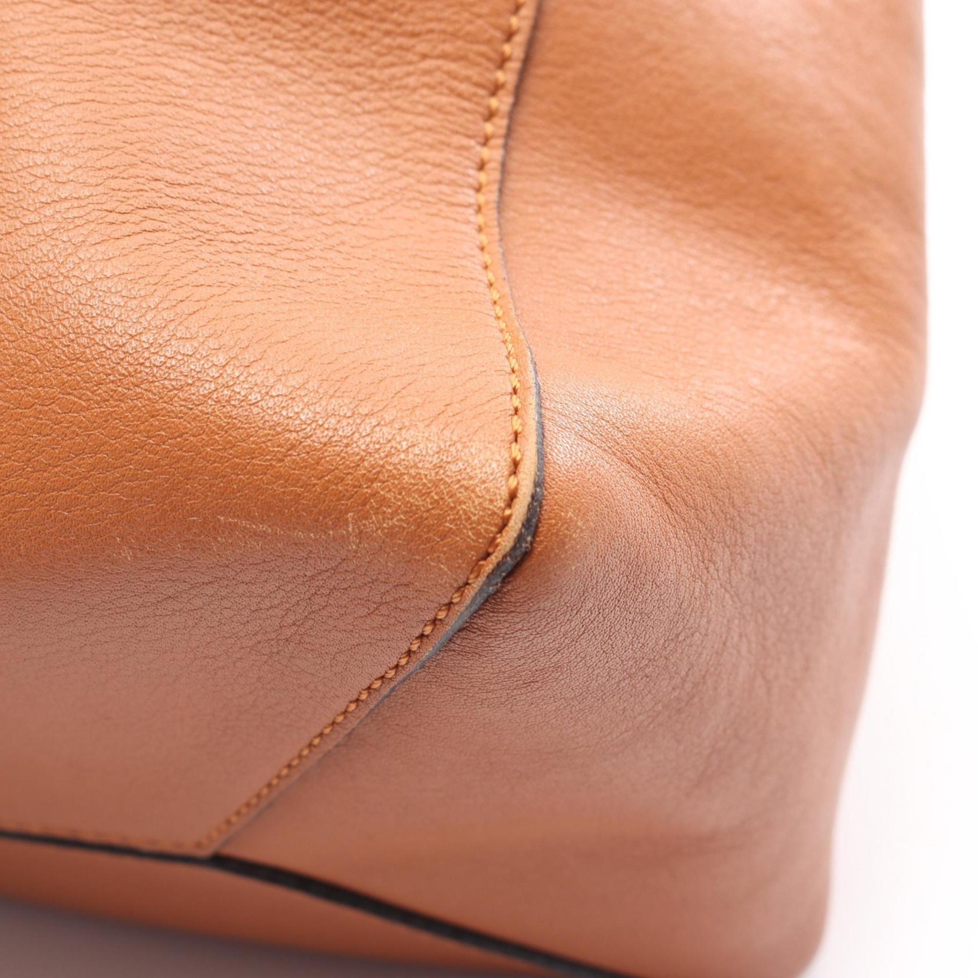 Loewe Brown Leather Tote Bag (Pre-Owned)