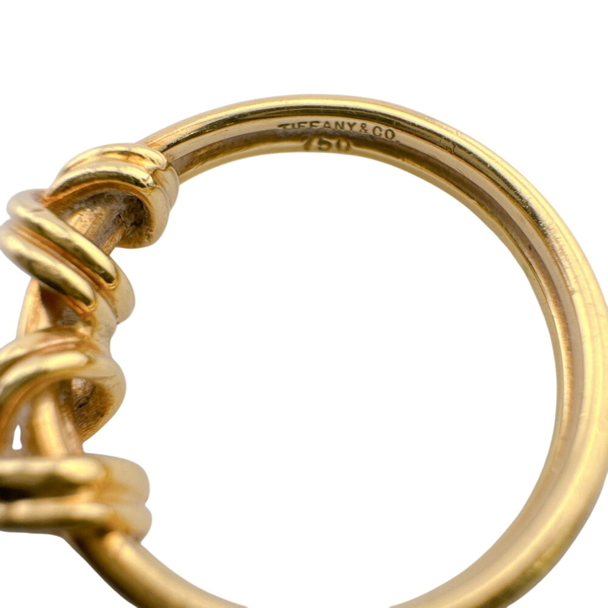 Tiffany Gold Yellow Gold (18K) Band Ring (Pre-Owned)