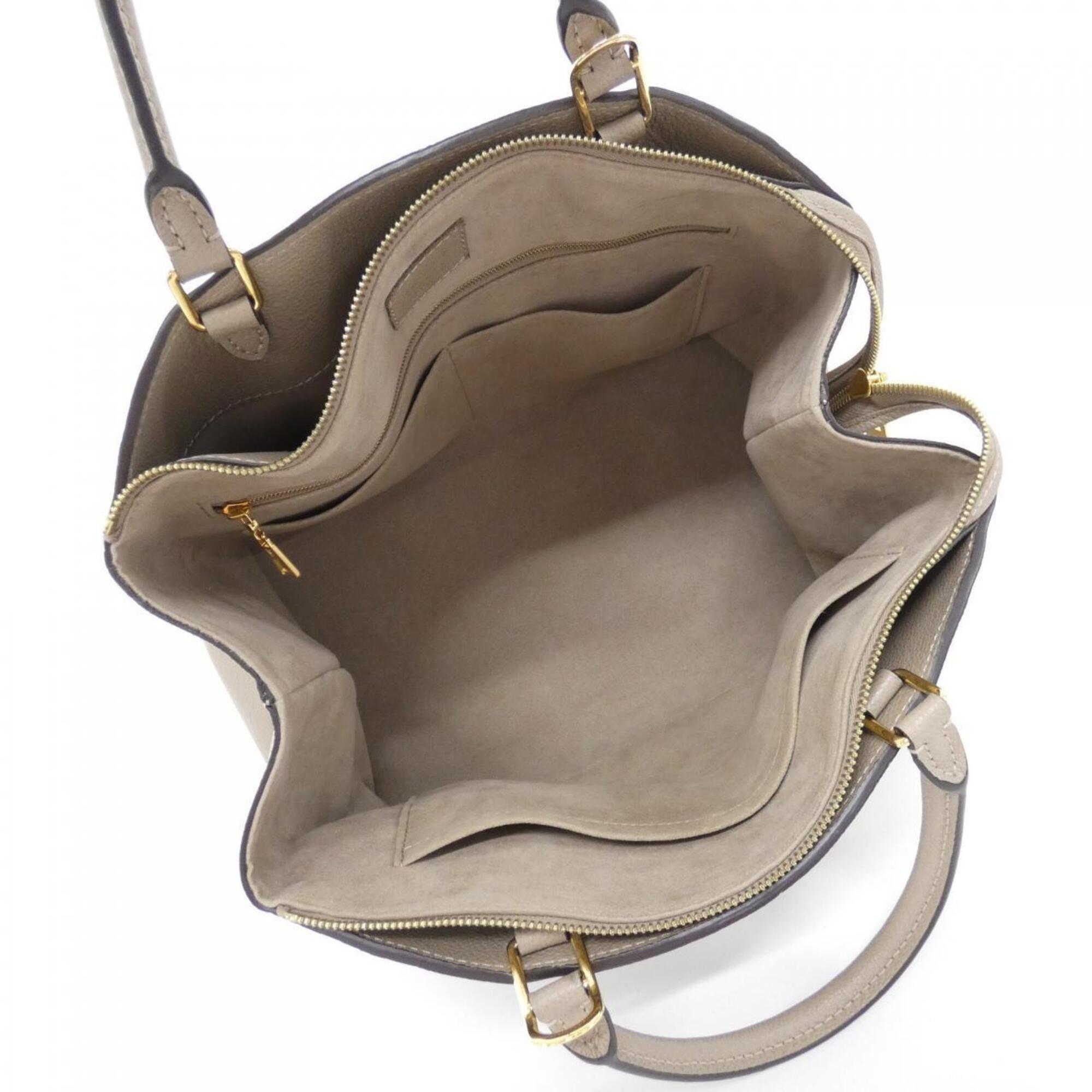 Louis Vuitton Beige Tourterelle Leather Handbag (Pre-Owned)