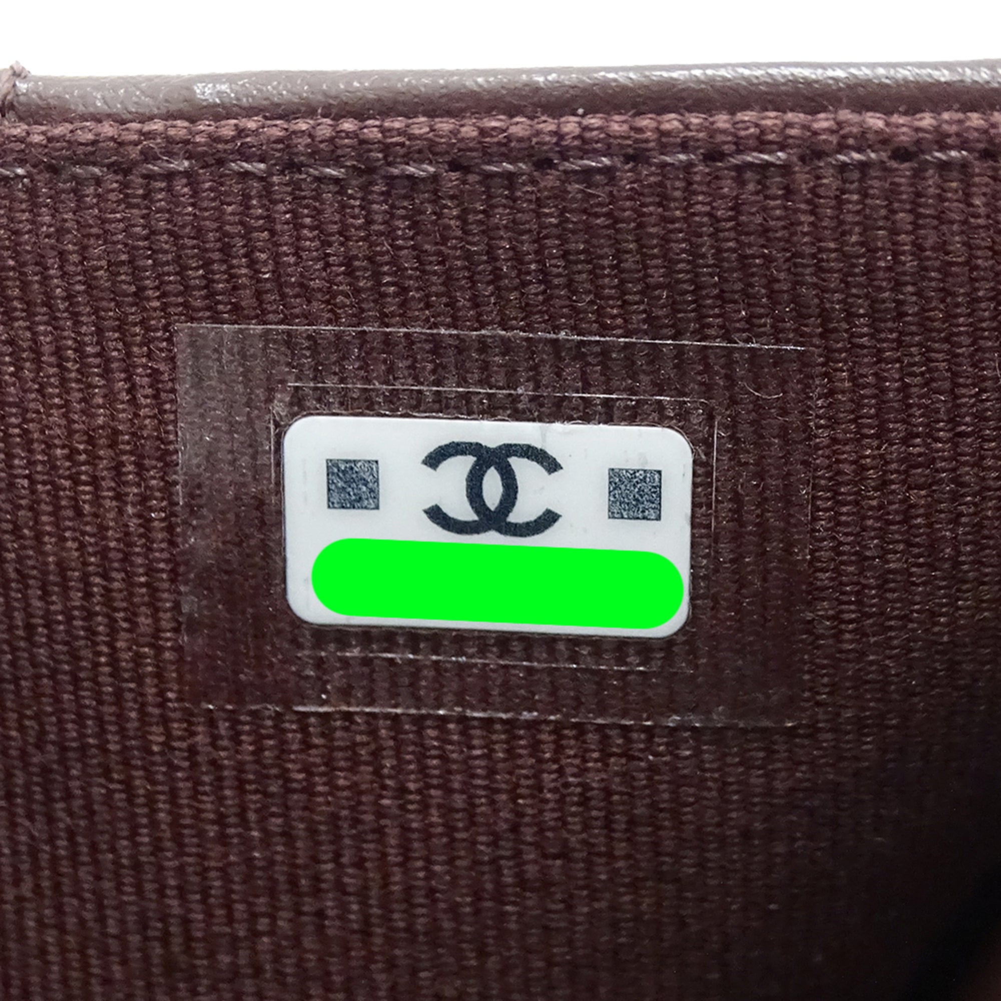 Chanel Black Grained Calfskin Wallet (Tri-Fold) (Pre-Owned)