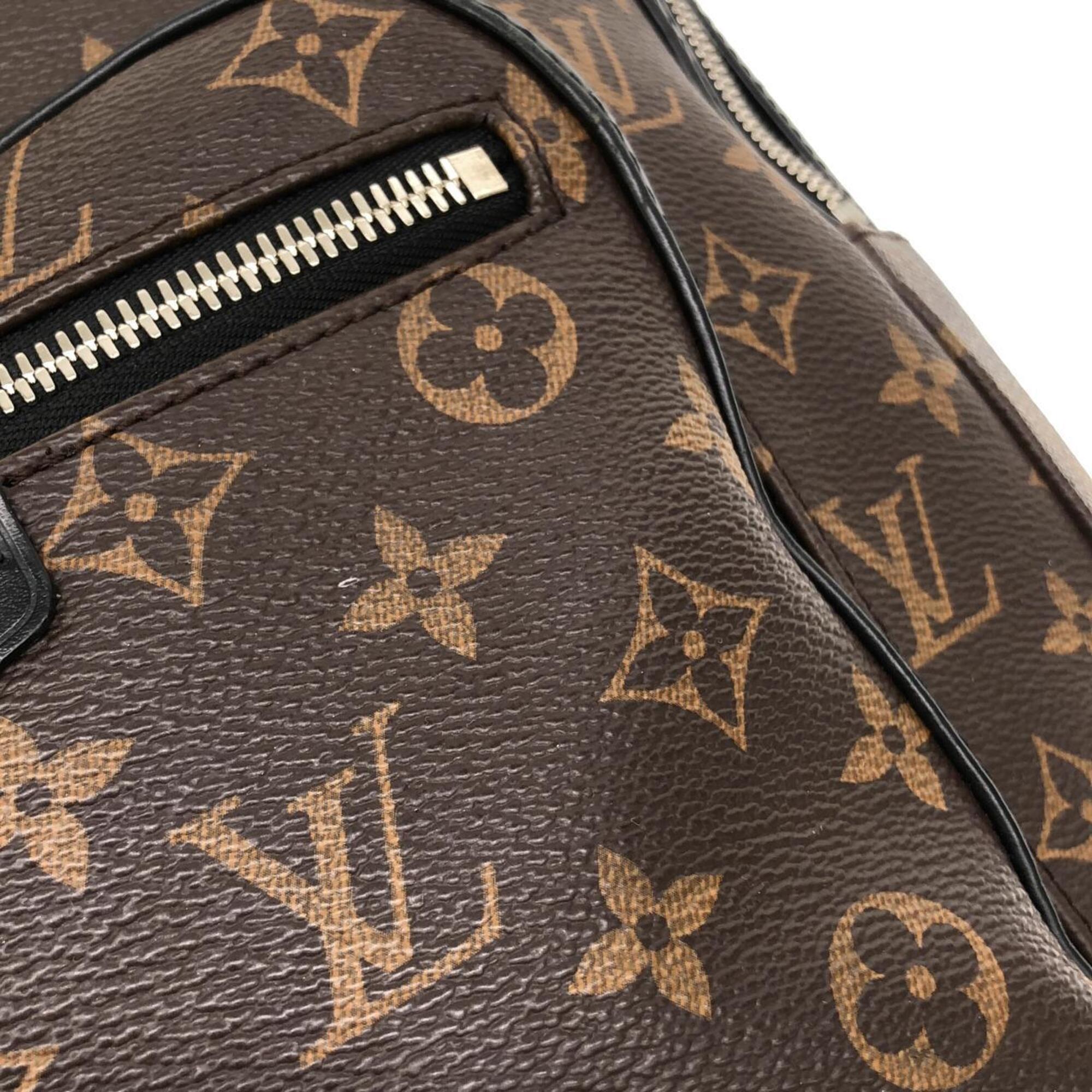 Louis Vuitton Brown Coated Canvas Backpack (Pre-Owned)