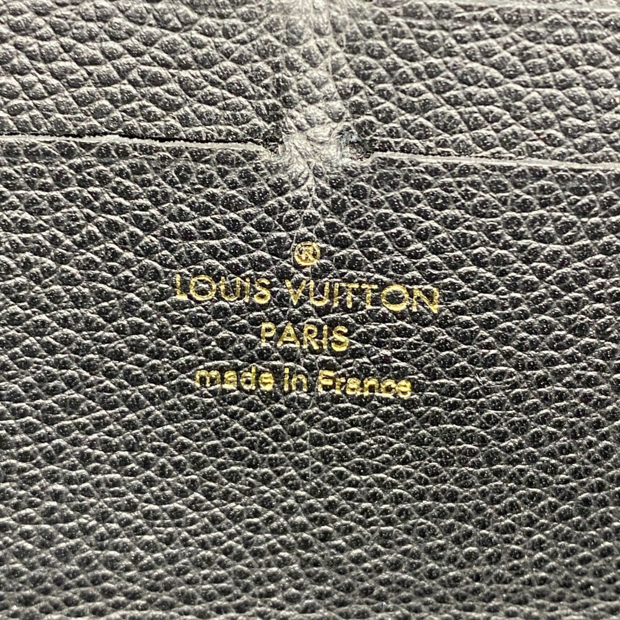 Louis Vuitton Noir Long Wallet (Bi-Fold) (Pre-Owned)