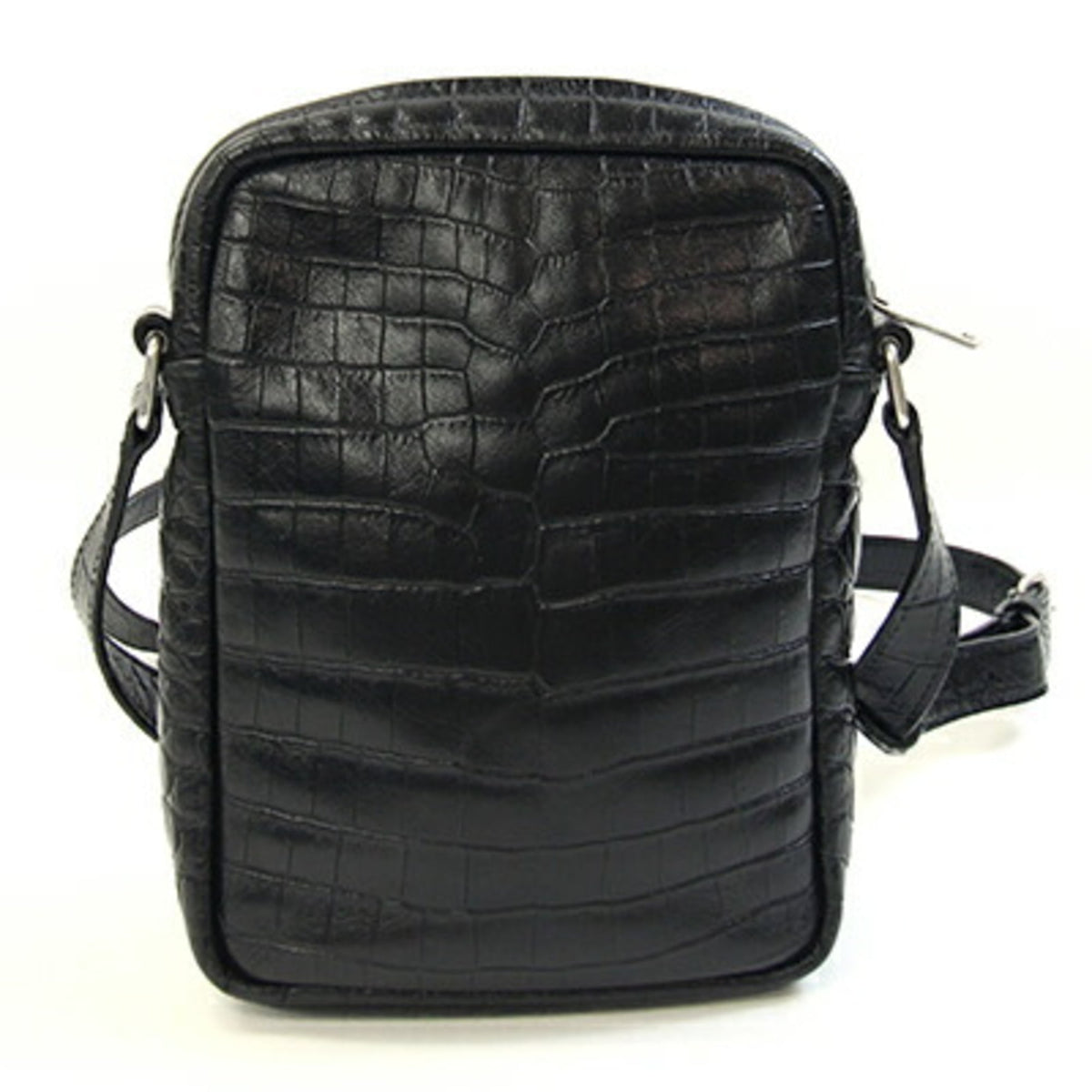Saint Laurent Black Leather Shoulder Bag (Pre-Owned)