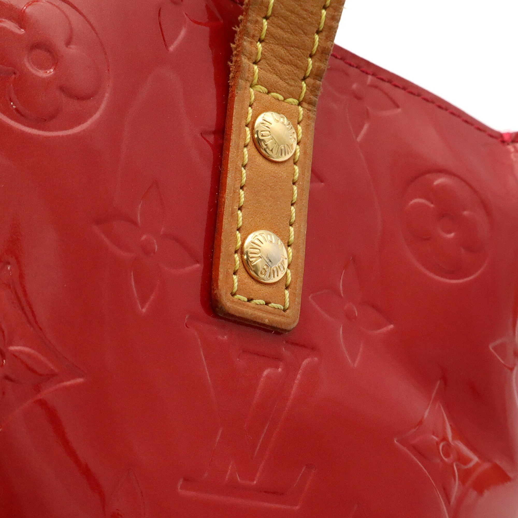 Louis Vuitton Pomme D'amour Patent Leather Handbag (Pre-Owned)