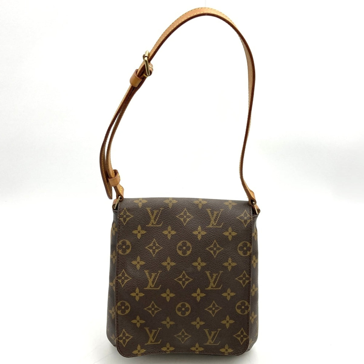 Louis Vuitton Brown Monogram Canvas Shoulder Bag (Pre-Owned)